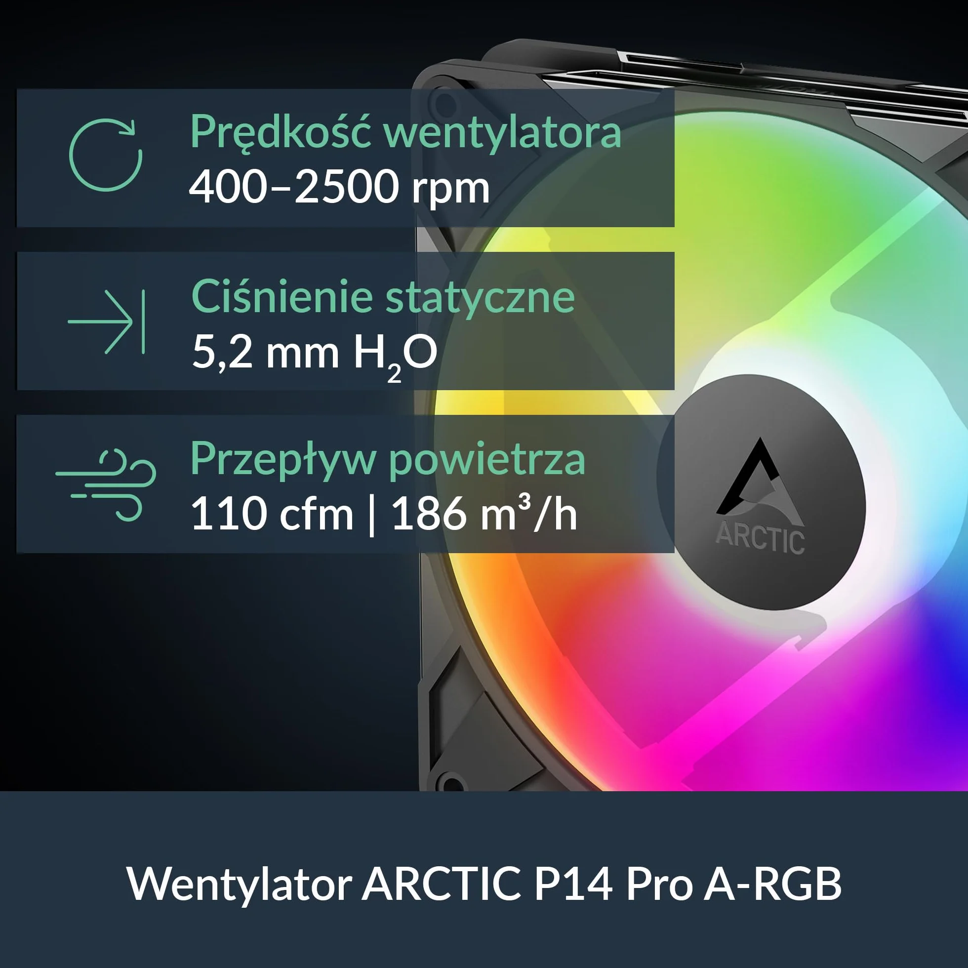 ARCTIC Liquid Freezer III Pro 420 A-RGB- Chłodnica Procesora AIO, 3 x 140 mm Chłodzenie Wodne, Grzejnik 38 mm, Pompa PWM, Wentylator VRM, AMD AM5/AM4, Intel LGA1851/1700 Ramka Stykowa - Czarny
