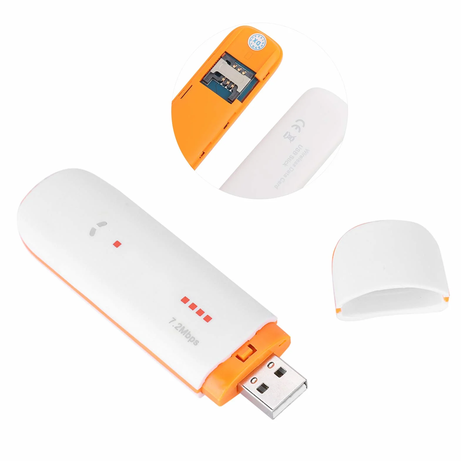 CLE 4G Dongle USB Modem LTE Carte Réseau SIM pour Mac Linux Android