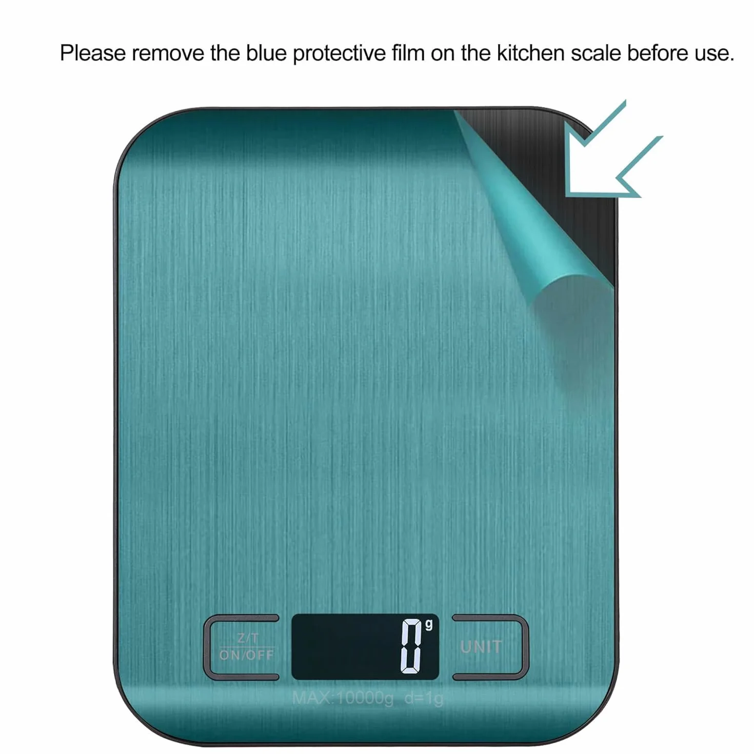 Balance de Cuisine Numérique Professionnelle 10 kg - Précision 1g, Écran LCD, Fonction Tare (Noir)