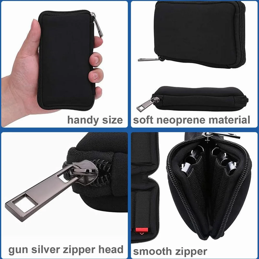 Sac de Rangement pour Clé USB 10 Emplacements Étui de Stockage