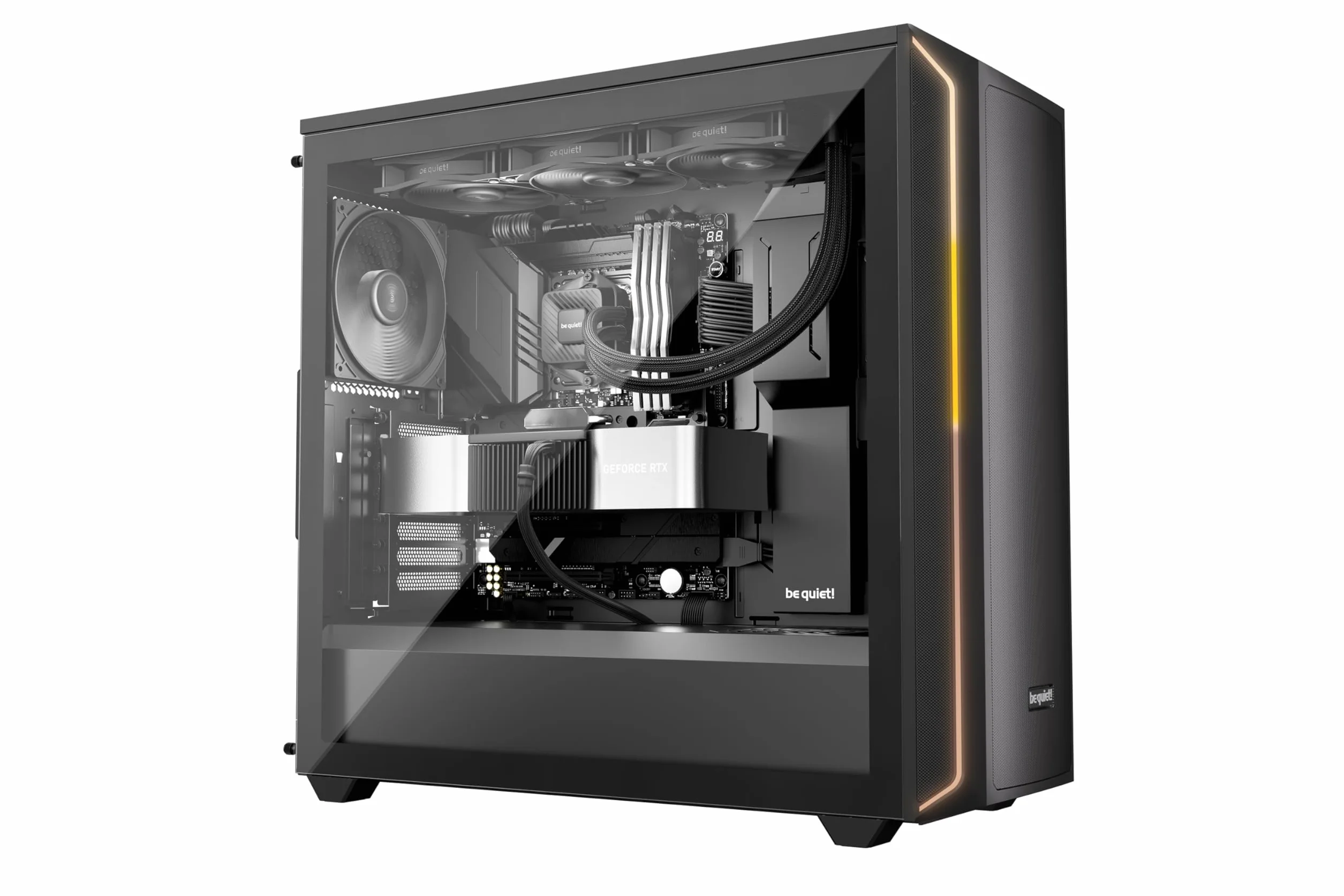 be quiet! Pure Loop 3 360 mm chłodzenie wodne All-in-One do przetaktowanych systemów AMD/Intel, 3 x wentylator Pure Wings 3 120 mm PWM high-speed, wysokie ciśnienie statyczne, cicha pompa PWM