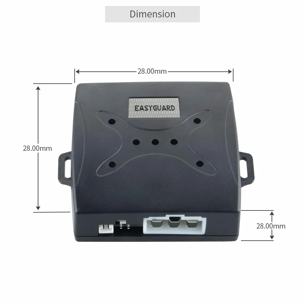EASYGUARD EC004 inteligentny system alarmowy samochodowy RFID z przyciskiem uruchamiania silnika transpondera immobilizer bezkluczykowy system Go