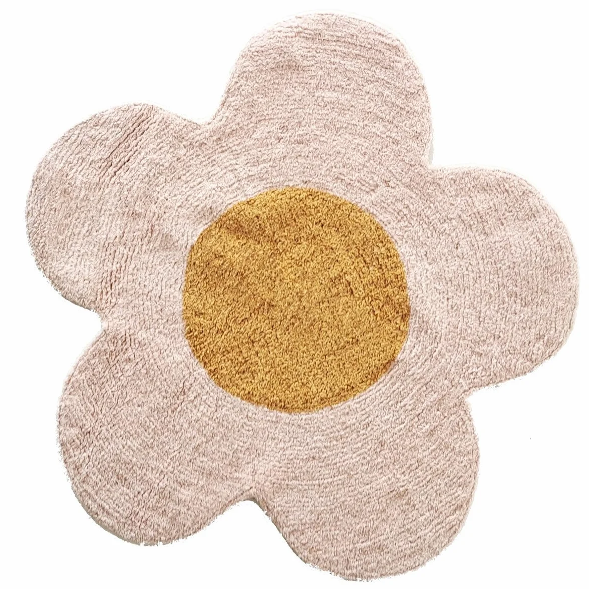 Tapis Marguerite Enfant en Coton tufté 80x80cm