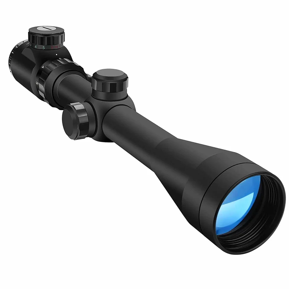 Paike 3-9x40 luneta karabinowa z czerwonym i zielonym podświetleniem Z Klapką