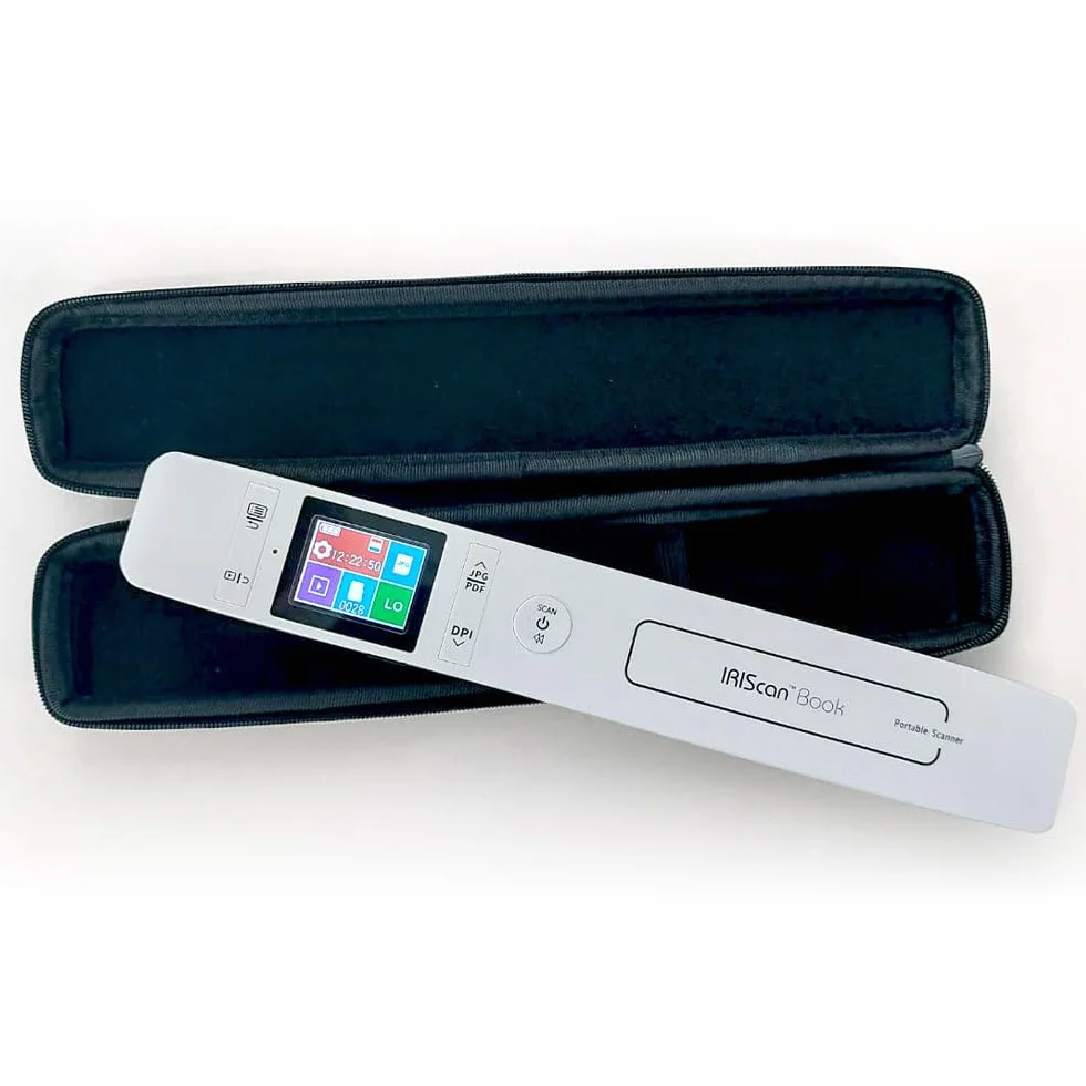 Étui Rigide pour Scanner IRIScan Book Version 3, 5, 5 WiFi, IRIScan 7
