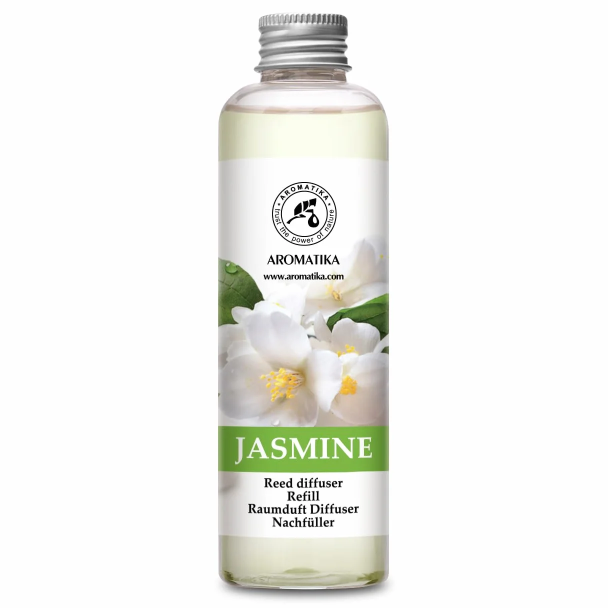 Diffuseurs de Parfum Jasmin 200 ml - Arôme Floral - Desodorisant Maison - Aromathérapie