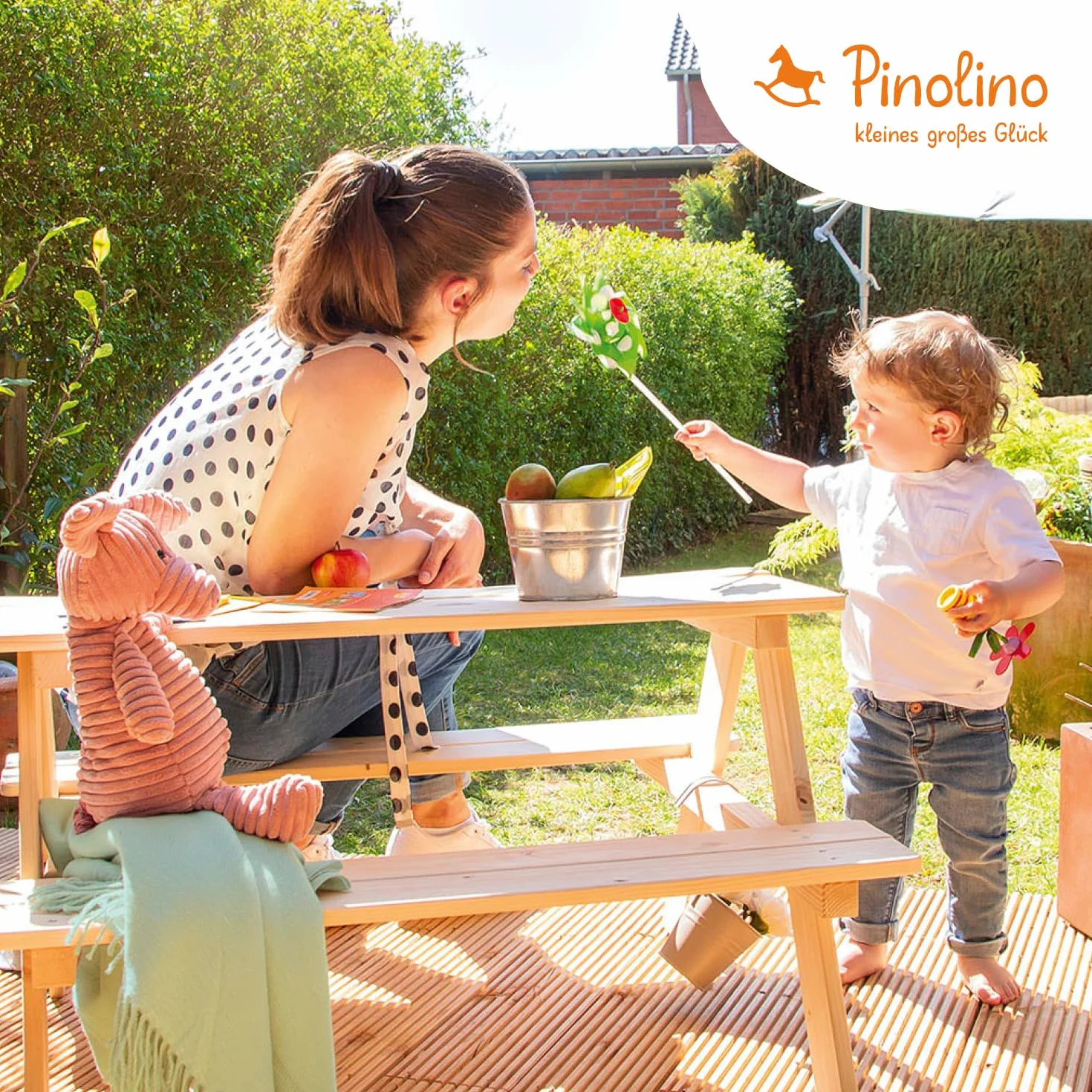 Pinolino Table et Chaises Enfant Nicki Jouet en Bois