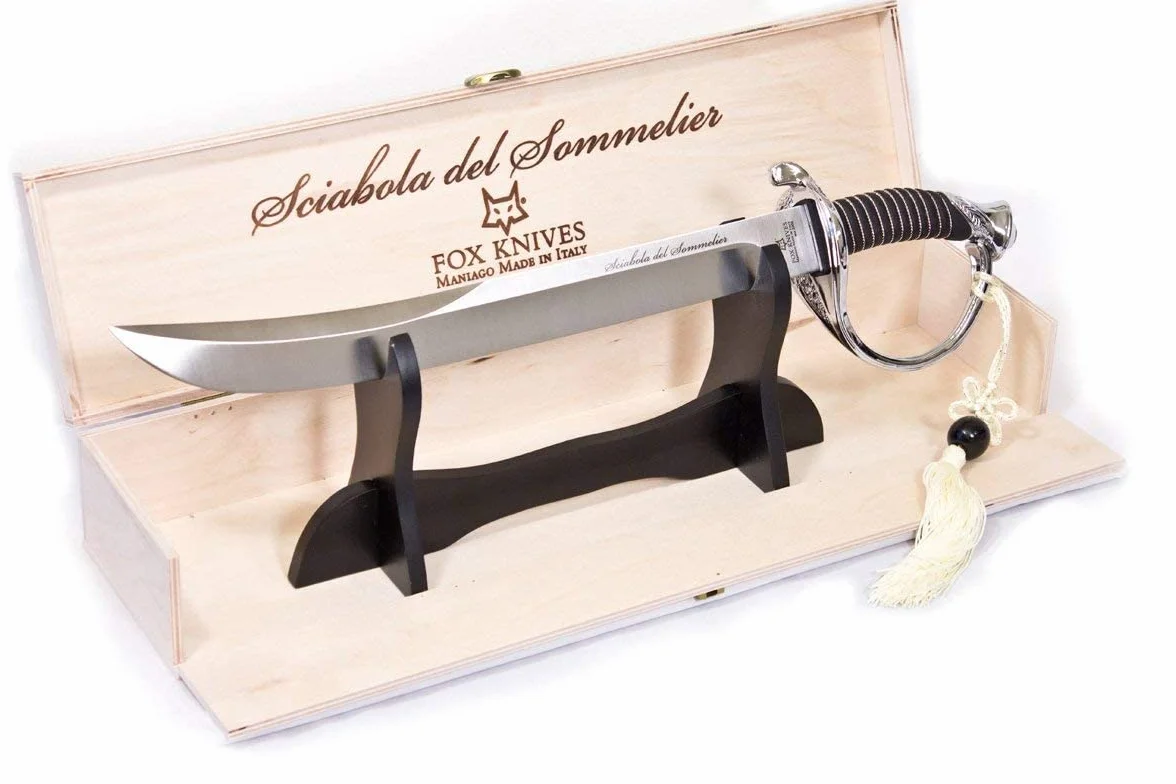 FOX - Champagne Sabre pour sommelier - Poignée en acier