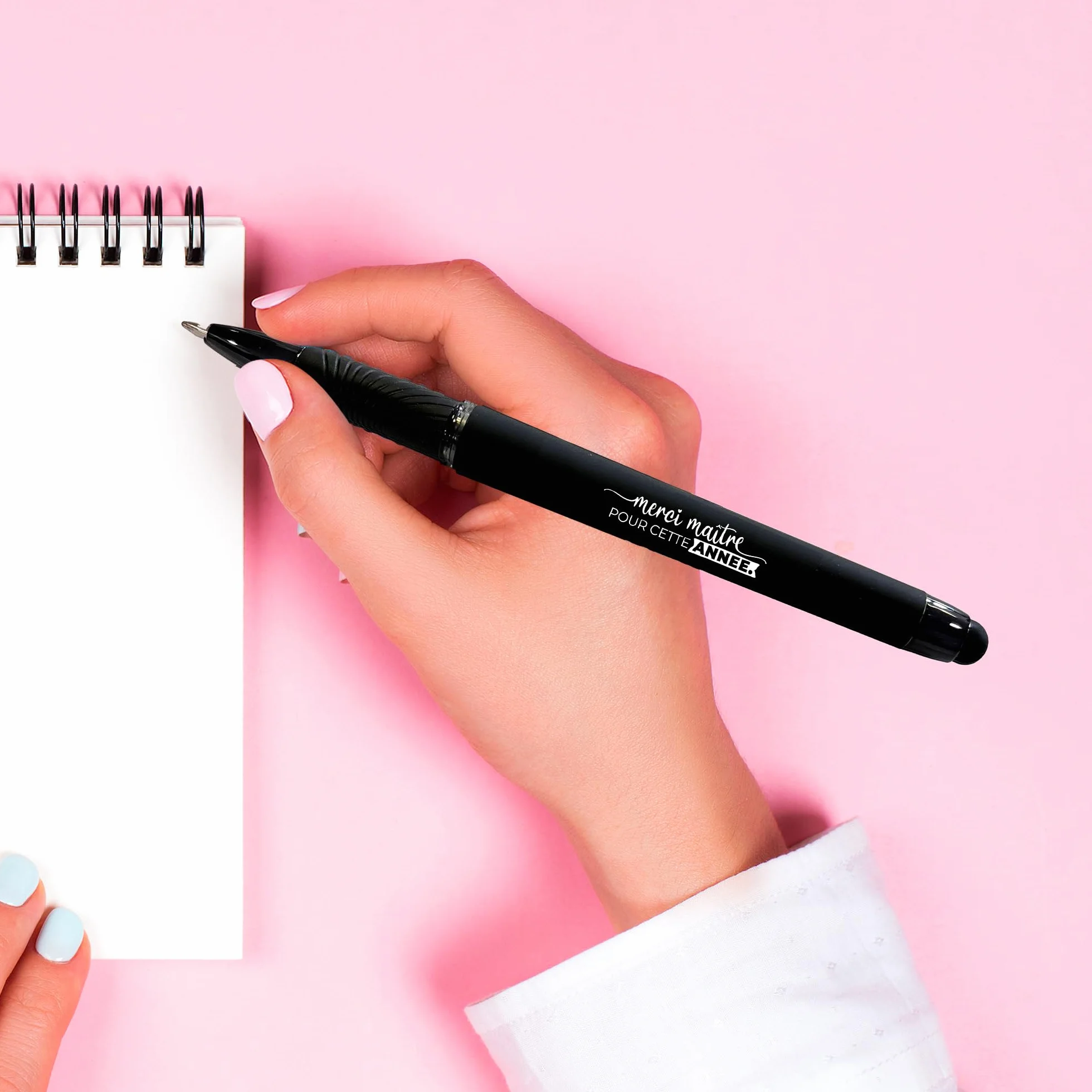 STYLO personnalisé avec stylet pour écran tactile et ÉTUI CADEAU offert Idée cadeaux PAS CHERS ÉCOLE NOËL