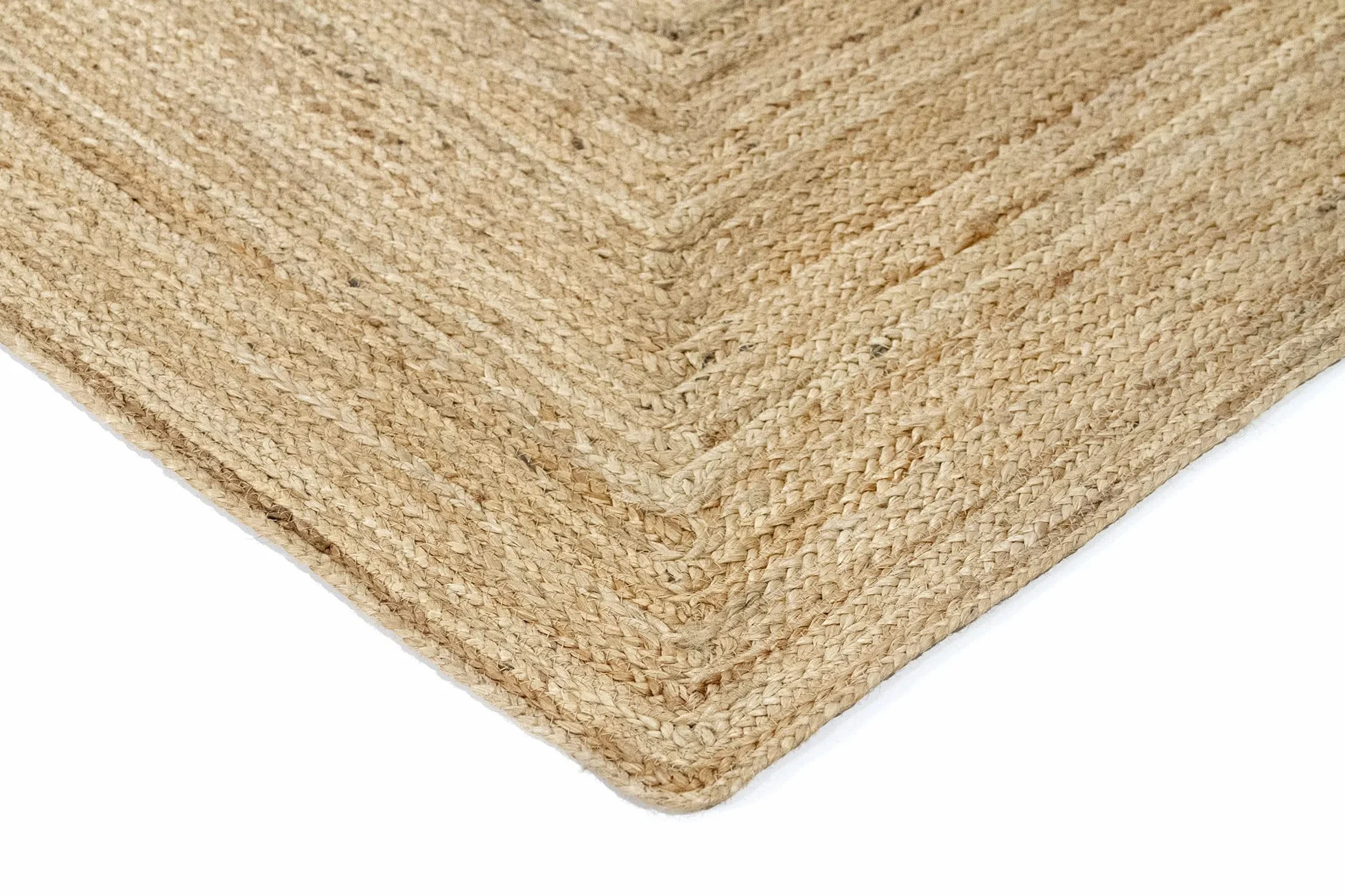 Tapis Naturel Alhambra Tressé à la Main 200x300cm pour Salon Salle à Manger Chambre