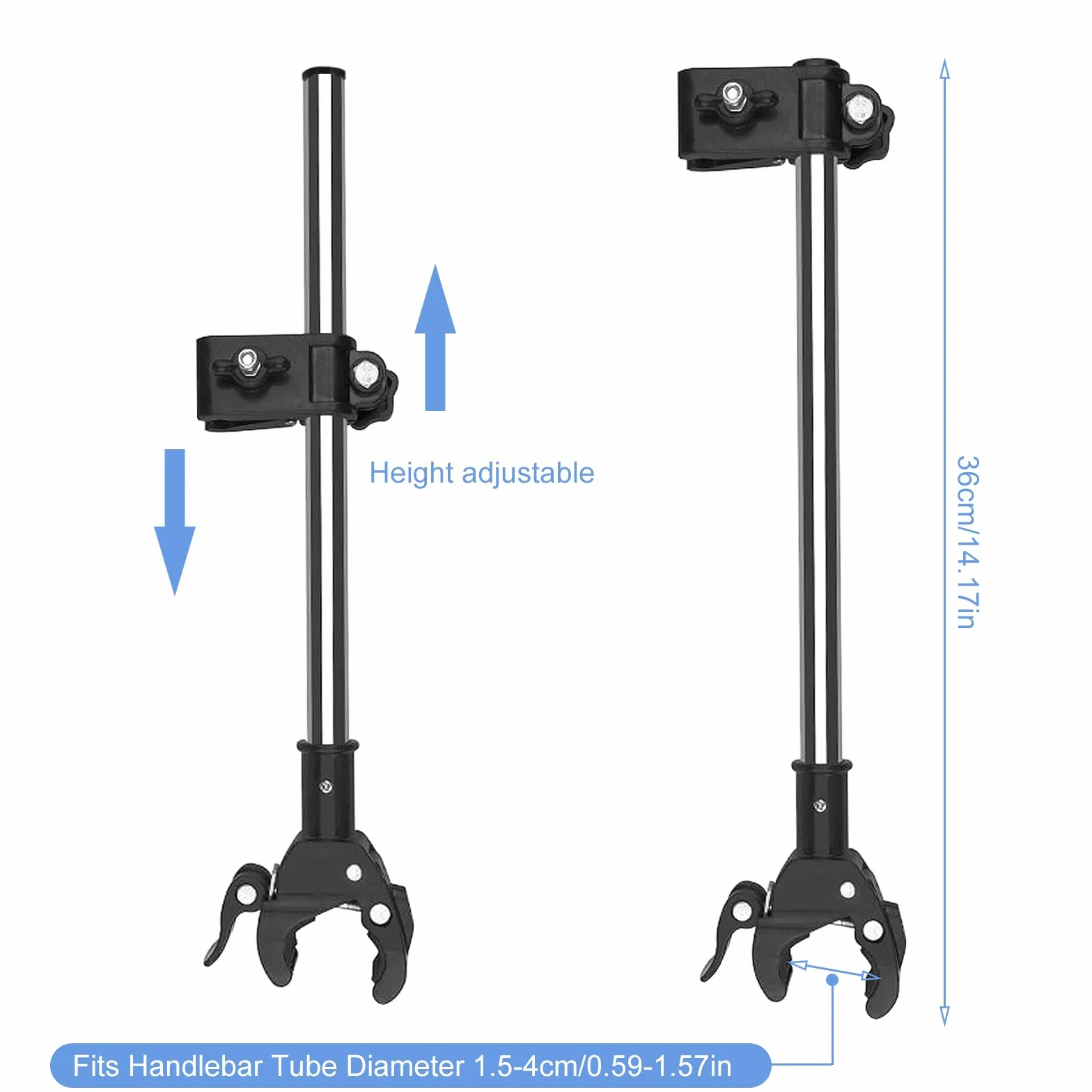 Support de parapluie universel en acier inoxydable pour vélo poussette chaise de pêche