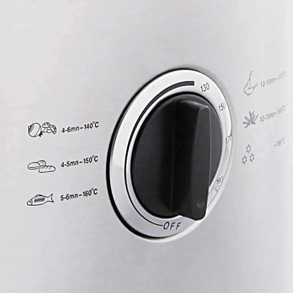 Friteuse Profonde, Acier Inoxydable, friteuse Profonde Facile à Nettoyer, température constante de l'huile, contrôle de la température électrique de la température électrique/Nettoyage séparé
