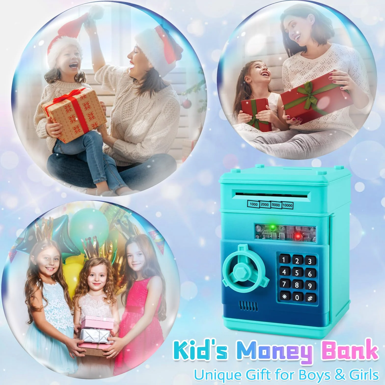 Highttoy Tirelire Electronique Coffre-Fort avec Code pour Enfants