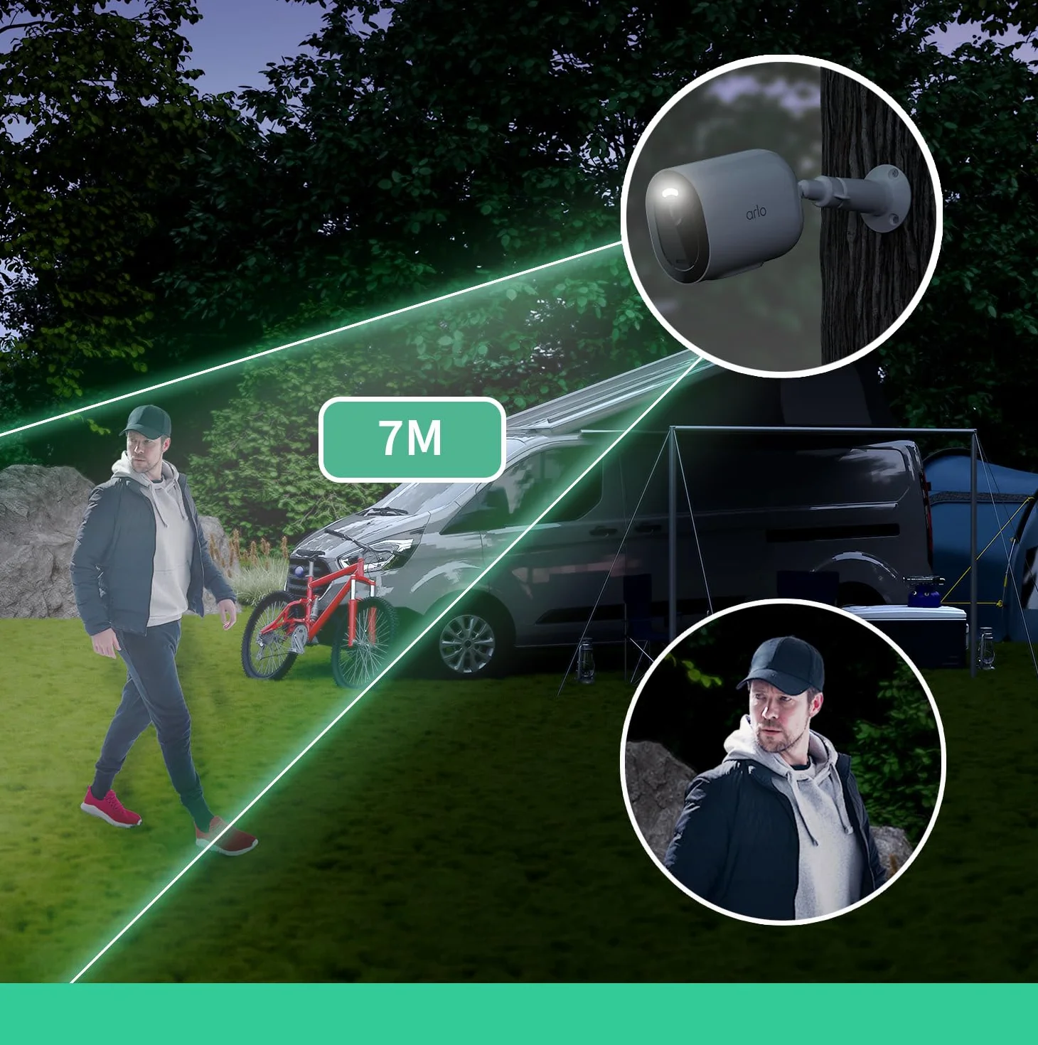 Arlo Go v2 kamera monitorująca, bezprzewodowa, mobilna, HD, LTE, odporna na warunki pogodowe, tryb nocny, dwukierunkowe audio, czujnik ruchu, akumulator, 90-dniowa wersja testowa Arlo Secure, biała,