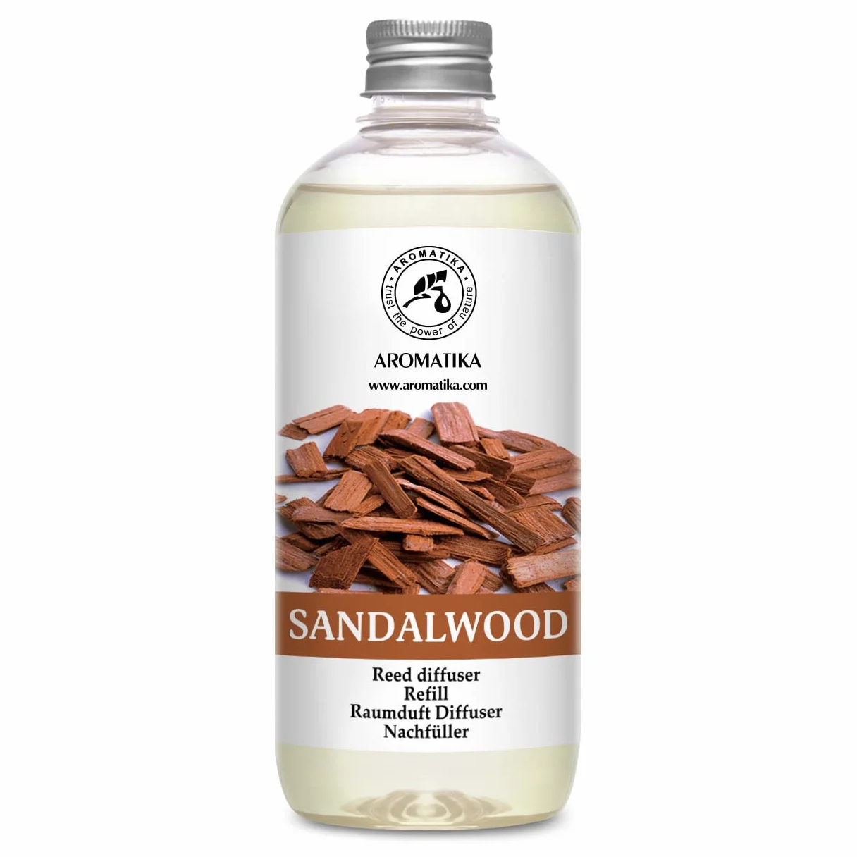 Recharge pour diffuseur d'ambiance santal 500 ml - Parfum d'intérieur désodorisant