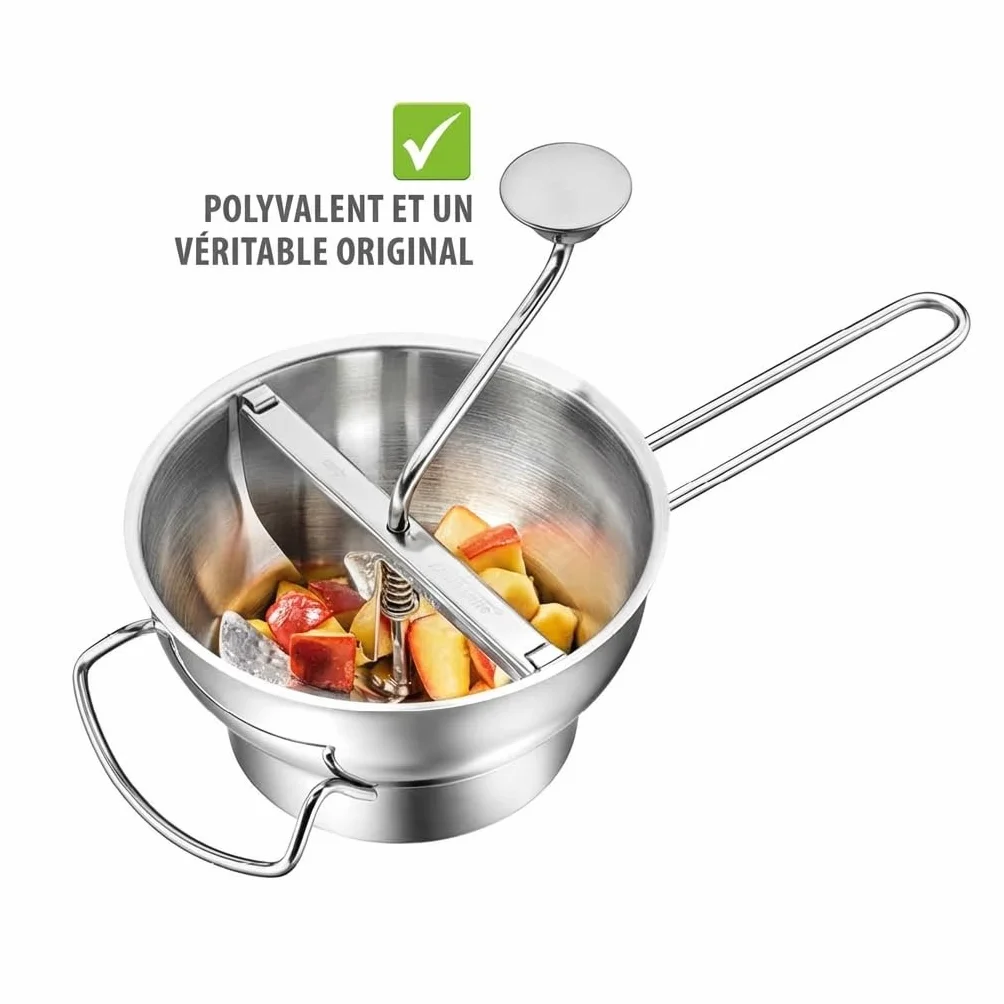 FLOTTE LOTTE® Moulin à légumes 3 disques perforés 1 mm 3 mm 8 mm