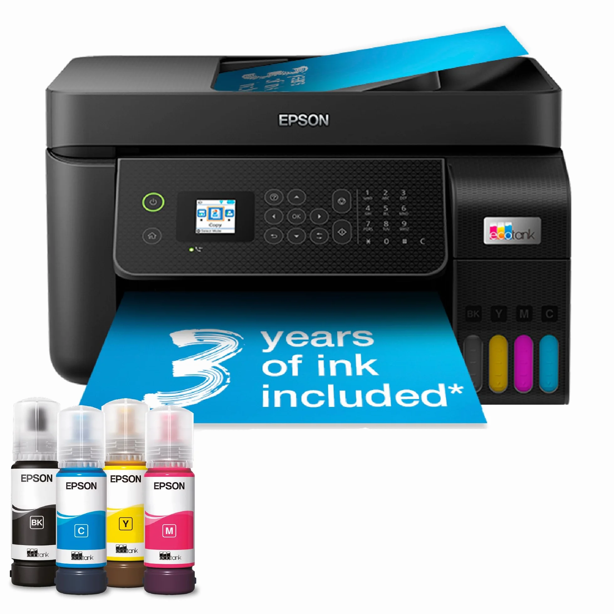 Epson EcoTank ET-4800 Imprimante Multifonction A4 Wi-Fi avec Réservoir d'Encre