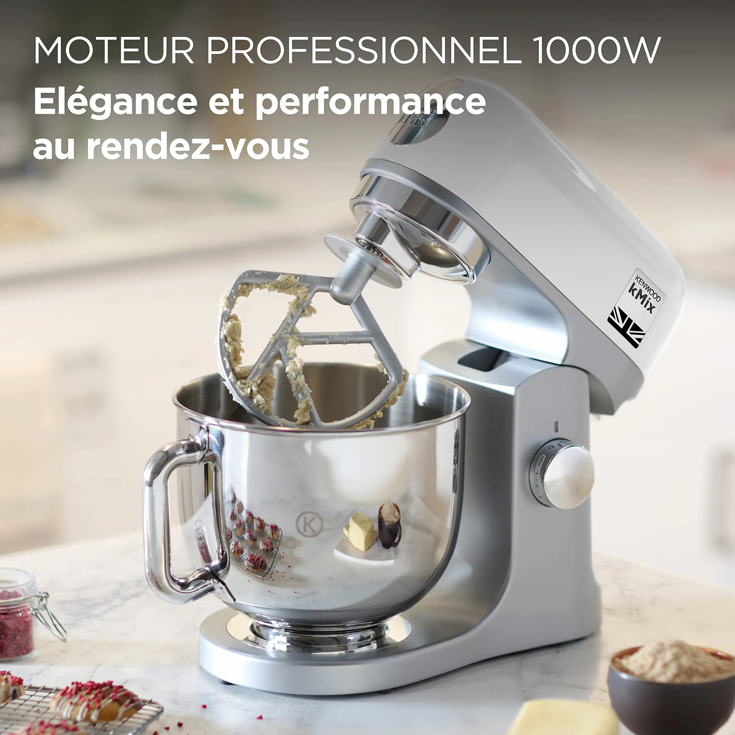 Robot pâtissier KENWOOD KMX750WH Blanc 1000 W 5 L