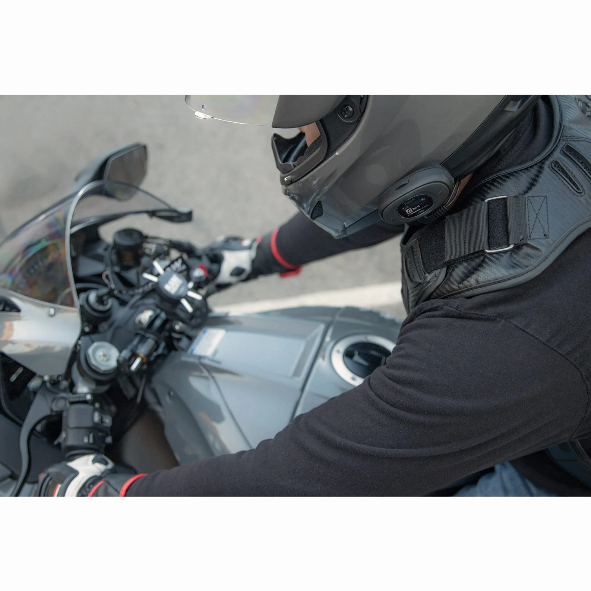 Sena Parani A20 Bluetooth Intercom zestaw słuchawkowy, czarny, jeden rozmiar