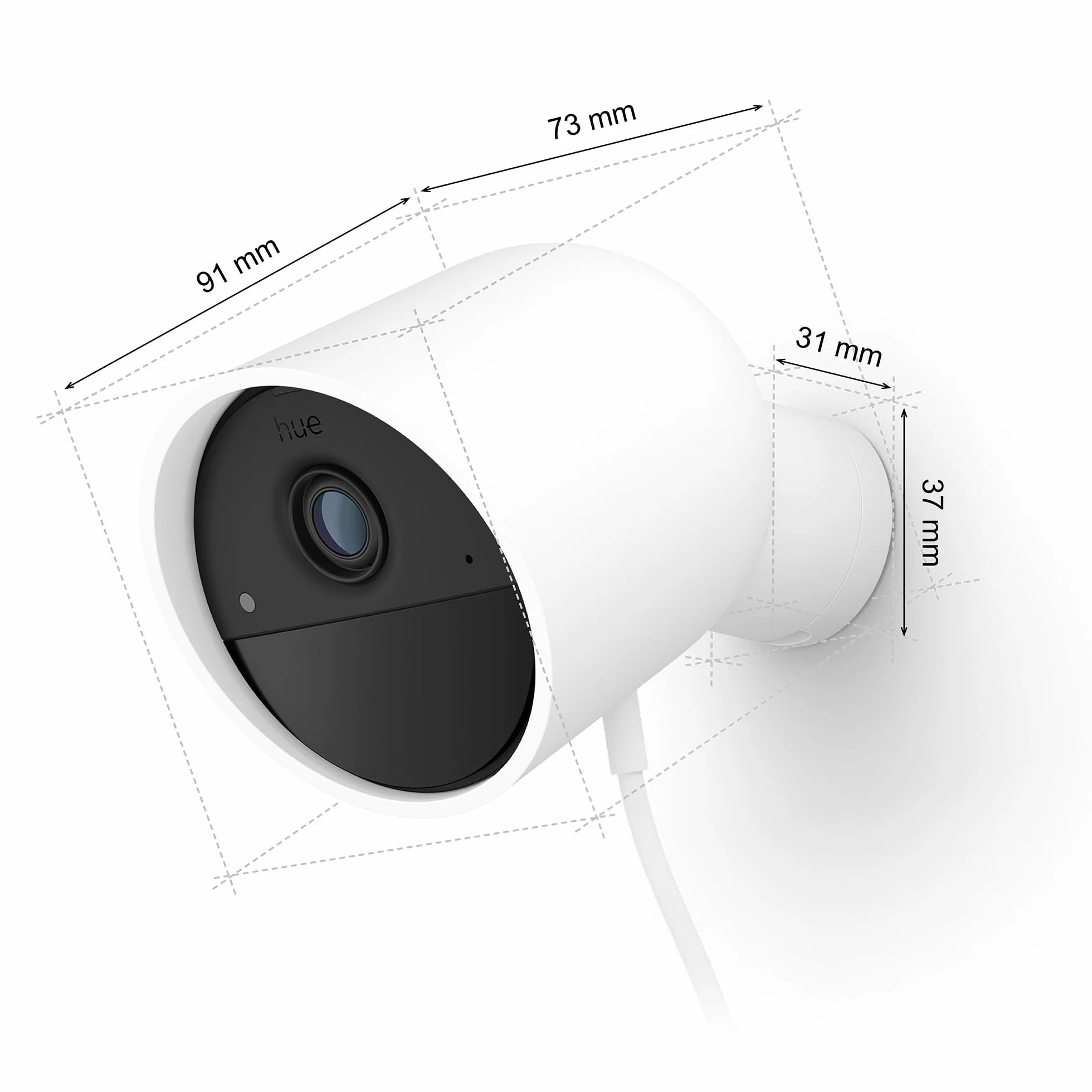 Philips Hue Raven Kamera przewodowa biała