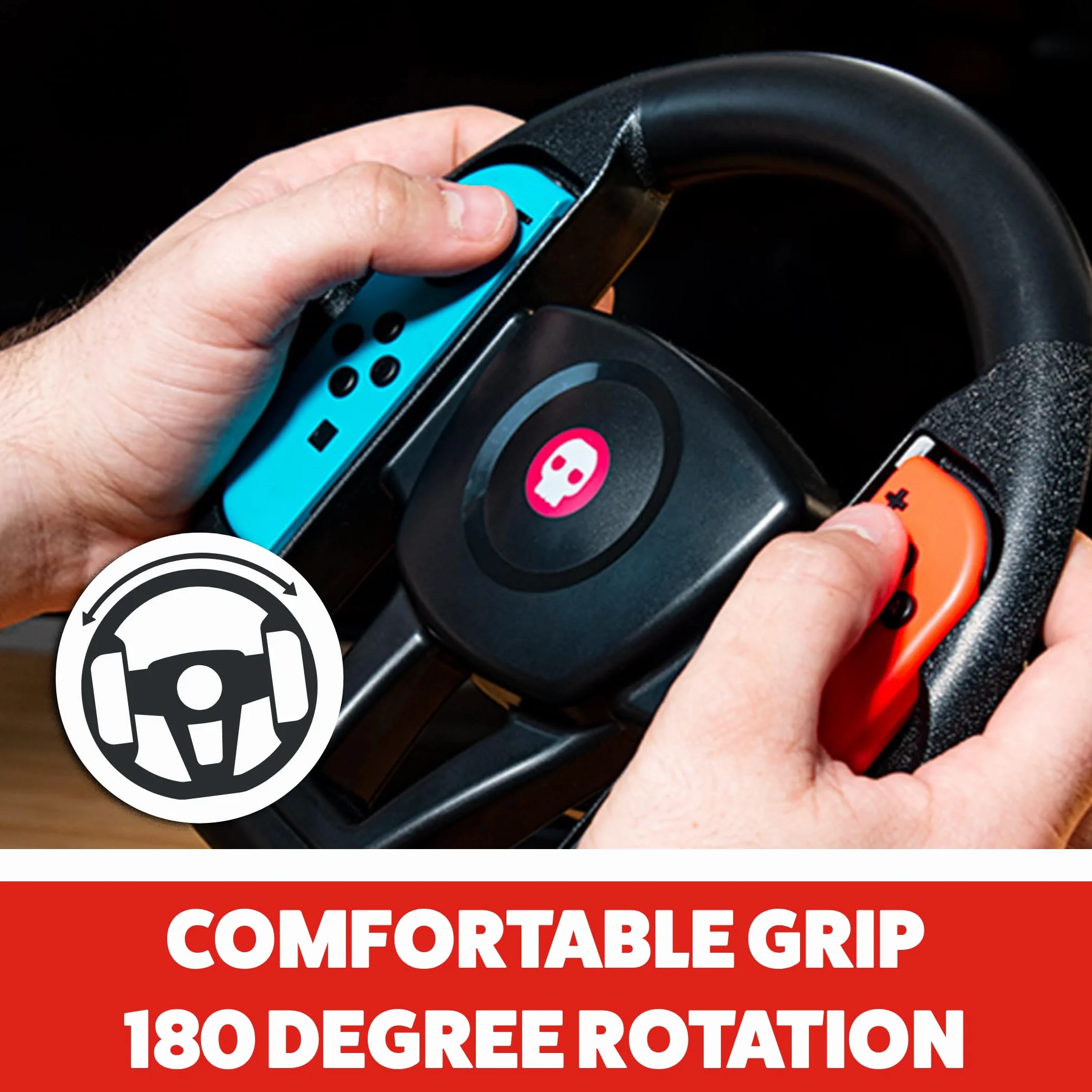 Numskull Support de table volant Joy-Con pour Nintendo Switch & OLED – Accessoire volant de course