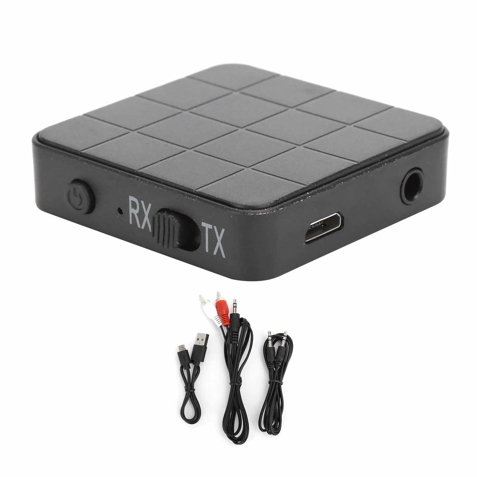 KN321 bezprzewodowy odbiornik nadajnika audio Bluetooth 5.0, 2 w 1, adapter komputerowy TV, nadajnik i odbiornik audio jednoprzyciskowy, wysoka kompatybilność