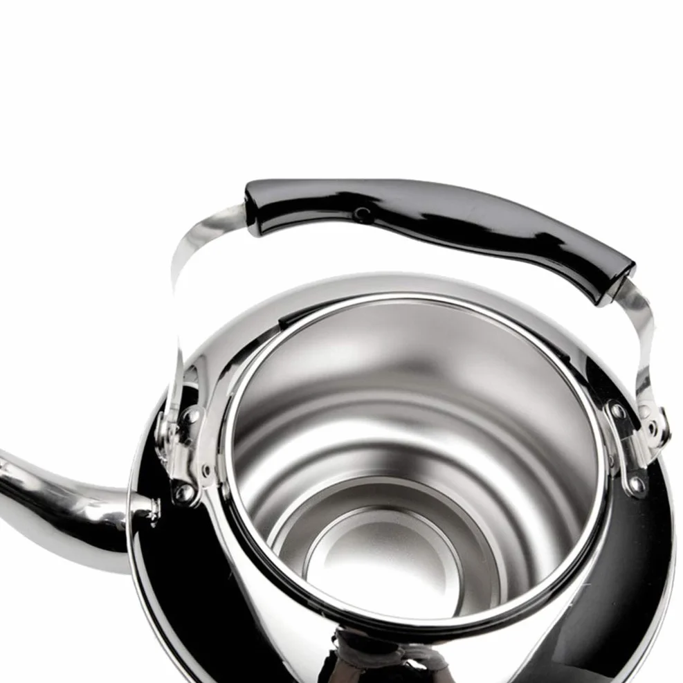 Bouilloire Sifflante En Acier Inoxydable 6L - Capacité Compatible Avec Cuisinières À Induction Et Design Pratique Et Ergonomique