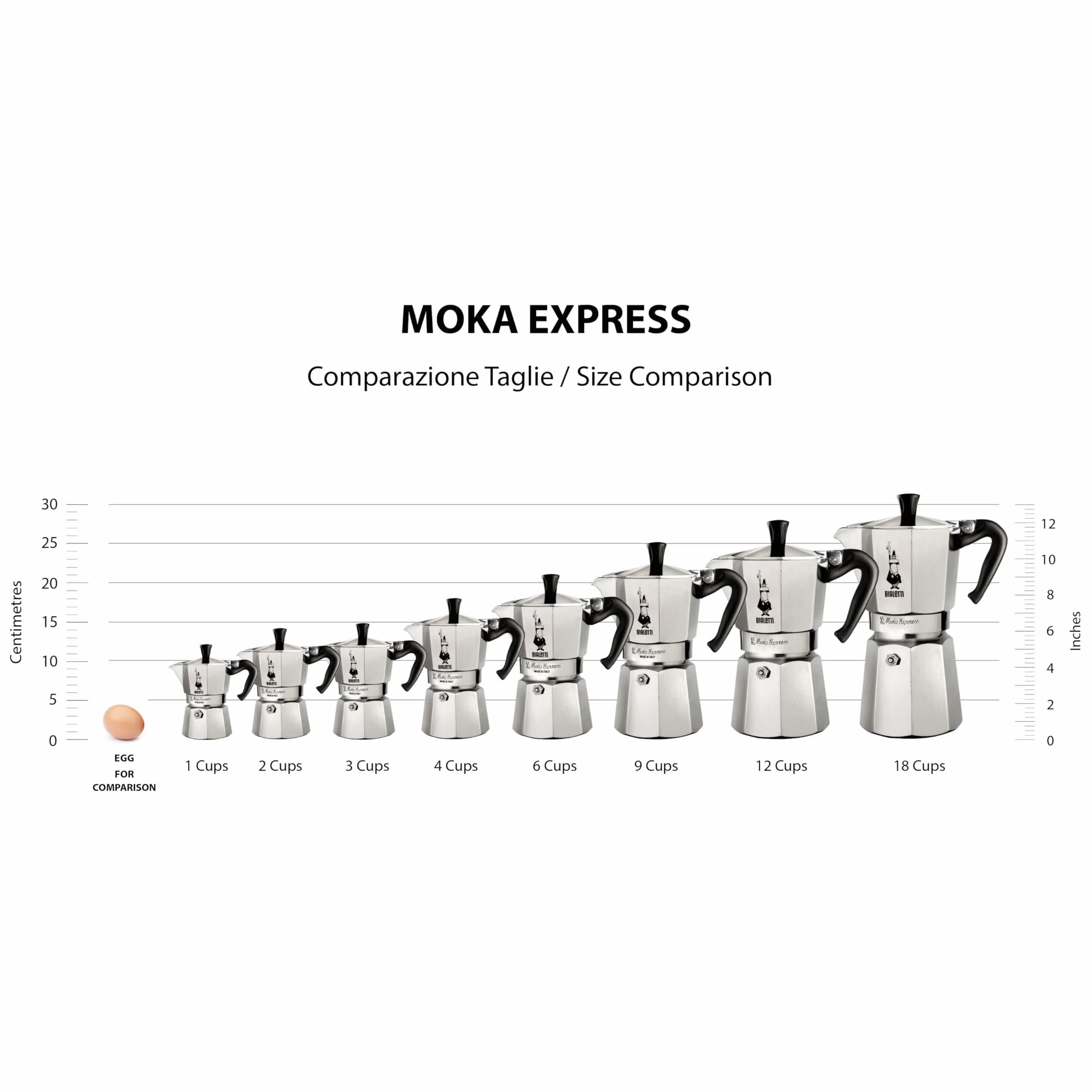 Bialetti Moka Express Cafetière Expresso 6 Tasses 270 Ml Aluminium Argenté