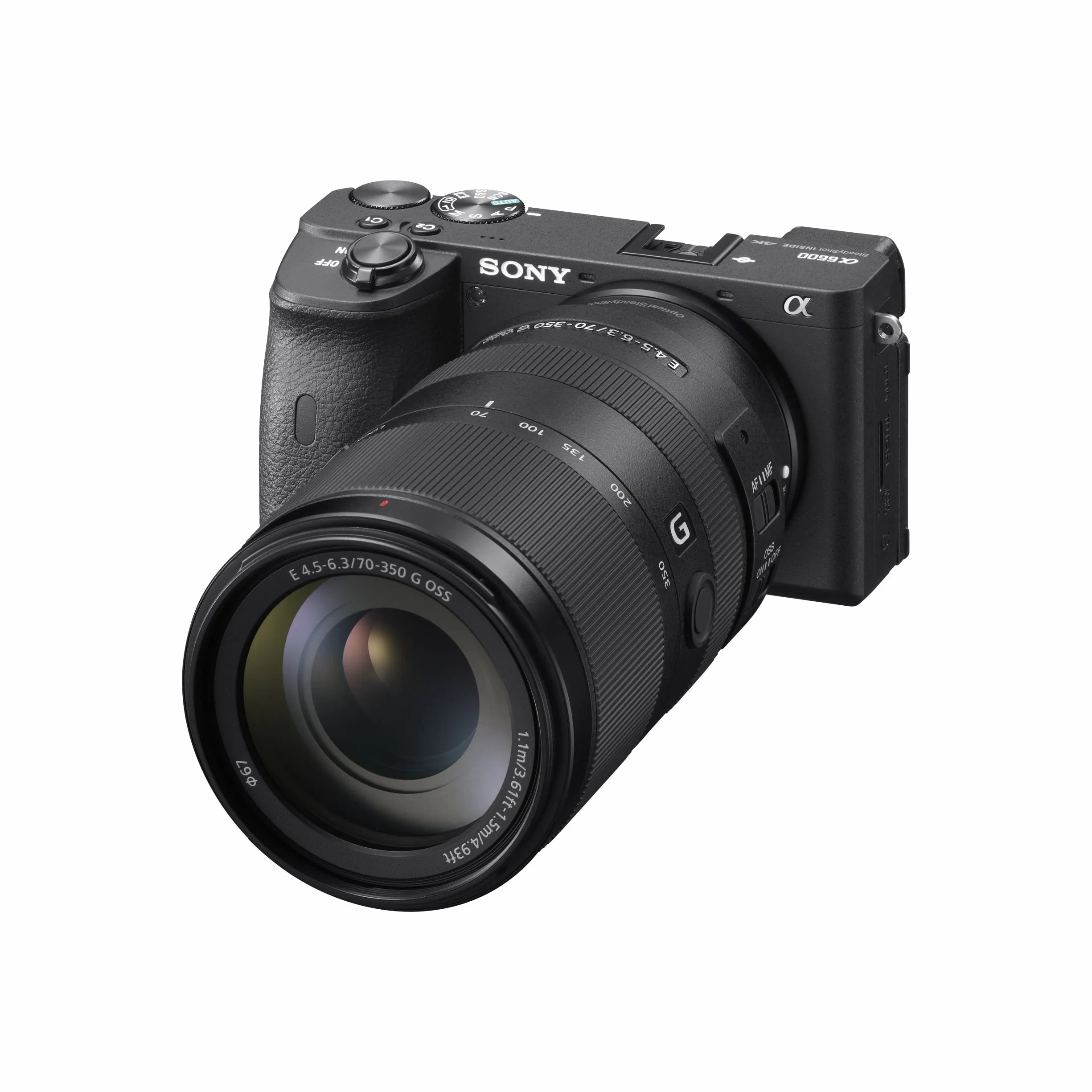 Sony 70–350 mm f/4.5–6.3 G OSS teleobiektyw zmiennoogniskowy APS-C (superzoom do dzikiej przyrody, sportu, portretów i fotografii plenerowej)