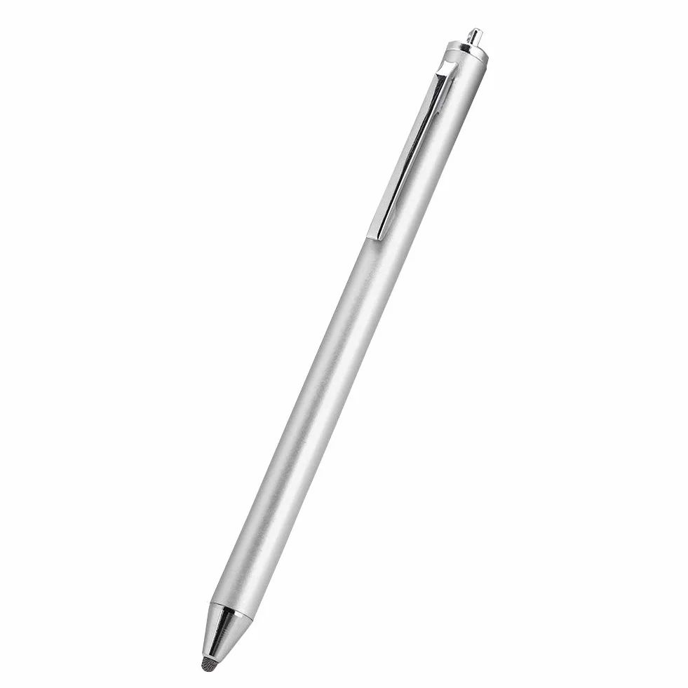 Pióro do Ekranu Dotykowego, Przenośny Rysik do Tabletu do Pisania na Androidzie, Rysik do Rysowania Głowicy do Samsunga dla, dla, dla Smartfonów i Tabletów (Srebro)
