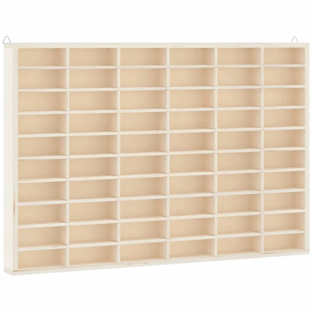 vidaXL Vitrine de Collection en Bois avec 60 Compartiments 60 x 4,5 x 40,5 cm