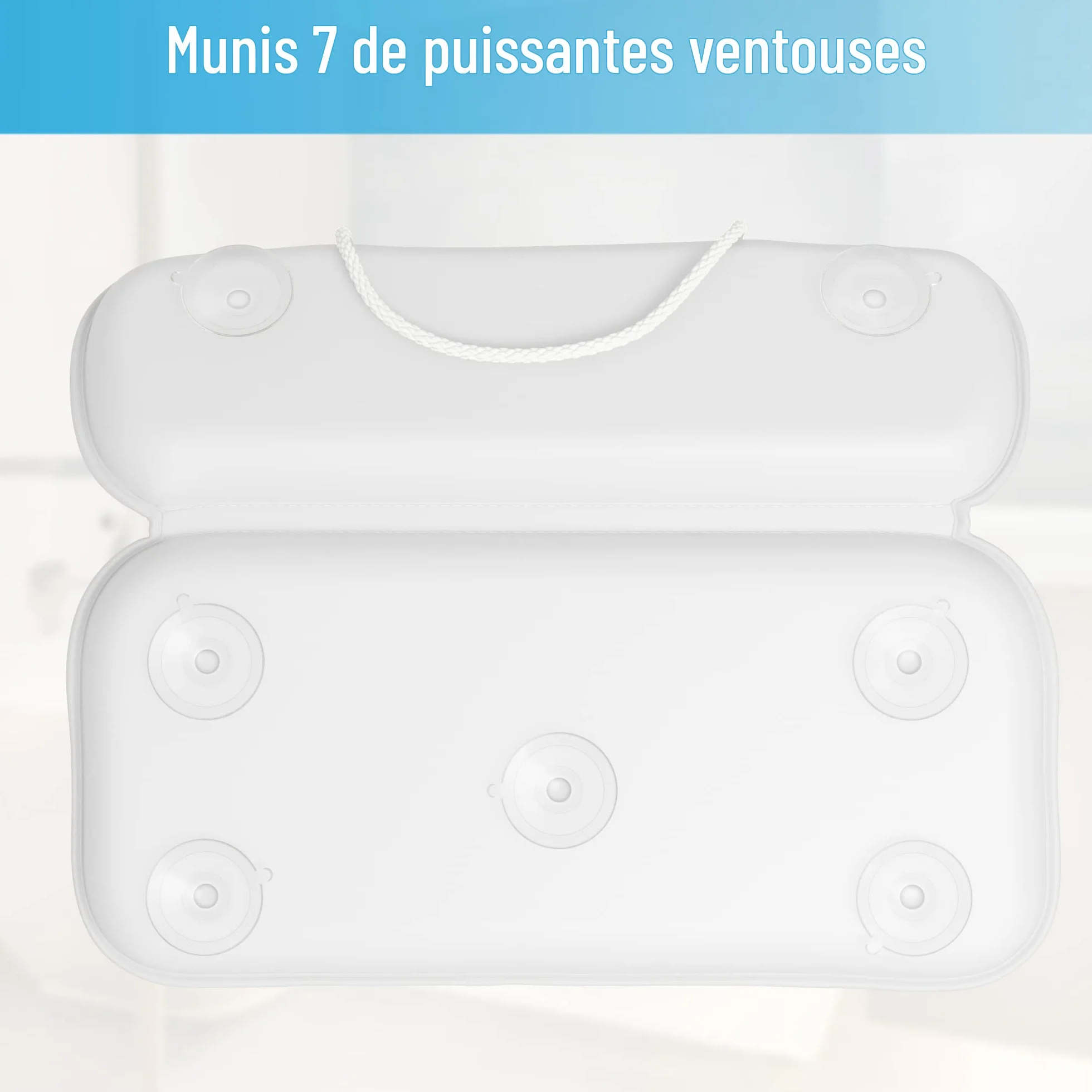 Sanilo Coussin de Bain, Nombreux Coussin pour Baignoire Confortables à Motifs, Coussins de Nuque Munis de Puissantes Ventouses, Lavables (Golden Leaves)