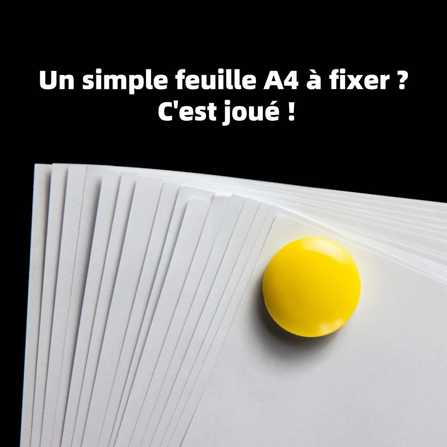 Magnets magnétiques décoratifs 16/9 pour frigo - Finition Brillante ou Mate - Lot Multi-Couleurs 16 Teintes