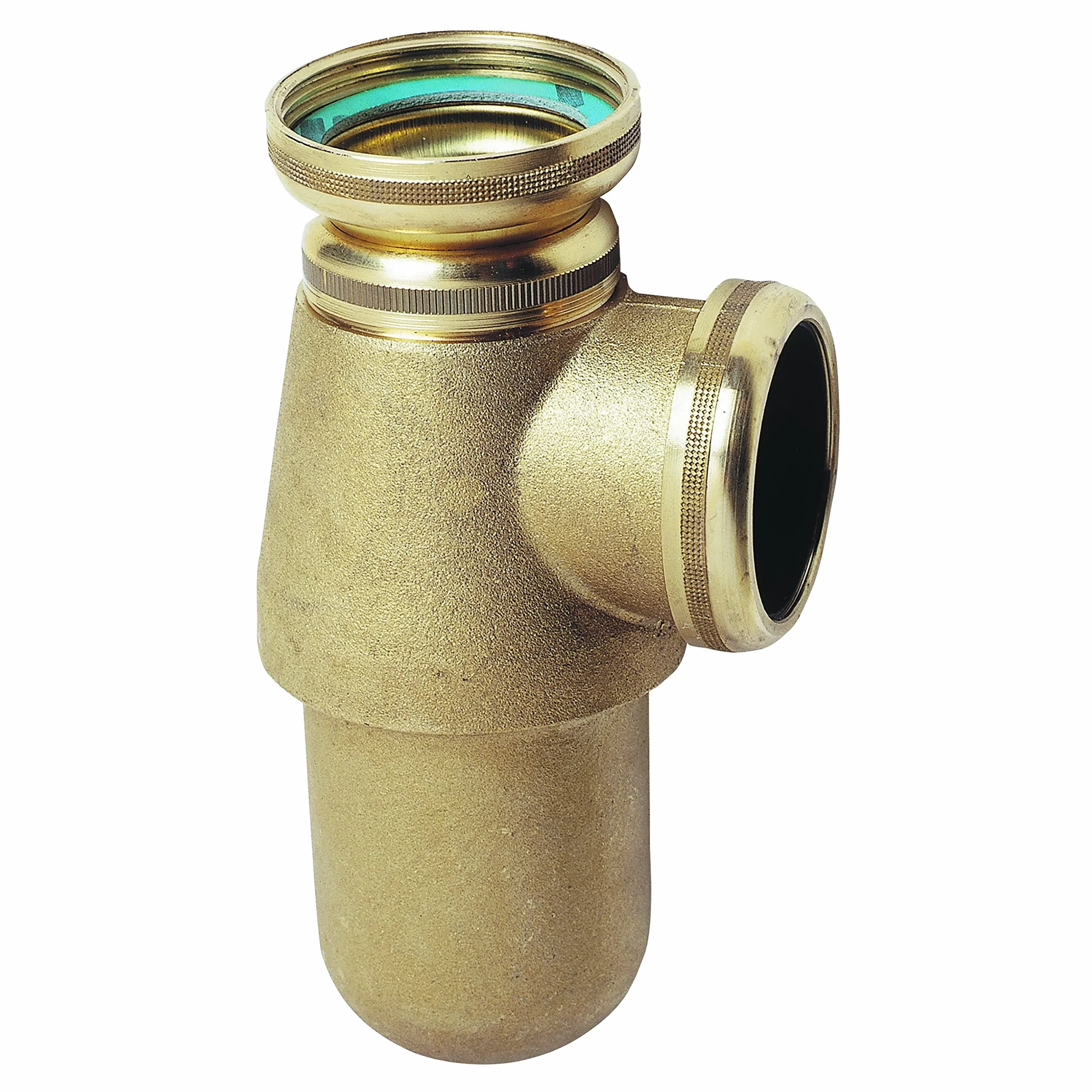 Wirquin SL501C Siphon d'évier classique ⌀40 mm laiton réglable blanc