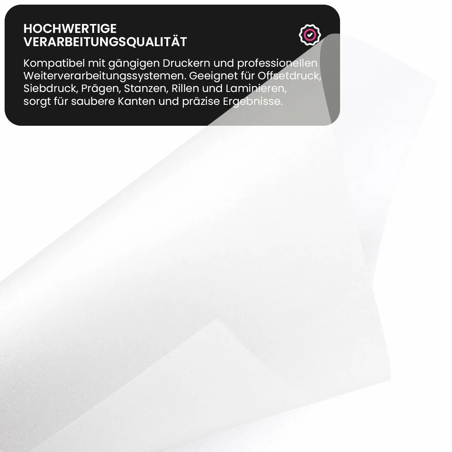 Papier calque A4 110g LumiStar 10 feuilles transparent blanc pour impression cartes invitation scrapbooking