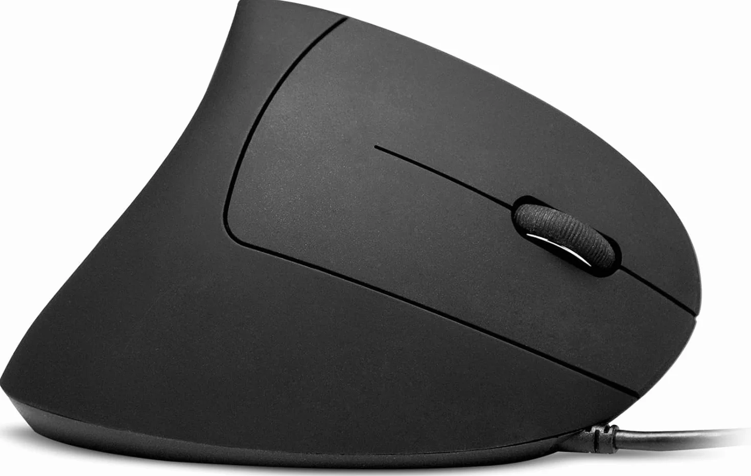 Anker Pionowa mysz pionowa, ergonomiczna mysz optyczna, kabel USB, kompatybilna z praworęcznymi, komfort i eliminacja tułowia dłoni i stawu, 1000/1600 DPI, 5 przycisków