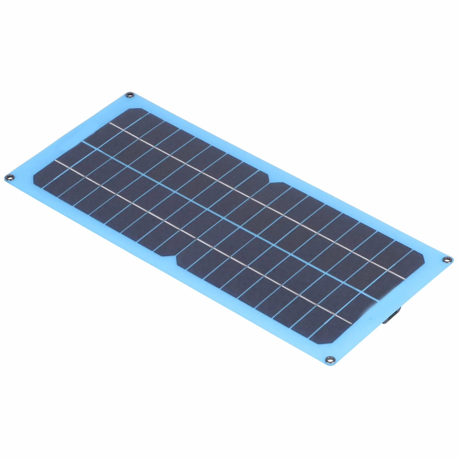 Yosoo Health Gear Elastyczny Zestaw Paneli Słonecznych Laminowany moduł Fotowoltaiczny 15 W 18 V Ładowarka Słoneczna USB z Regulowanym Uchwytem IP65 Wodoodporny do Kempingu RV Camping Piesze