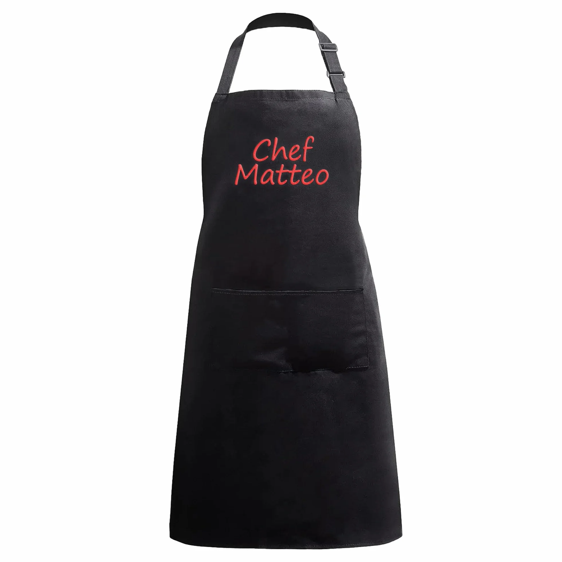Tablier personnalisé brodé 100% coton homme femme broderie au choix cadeau cuisine jardinage restaurant