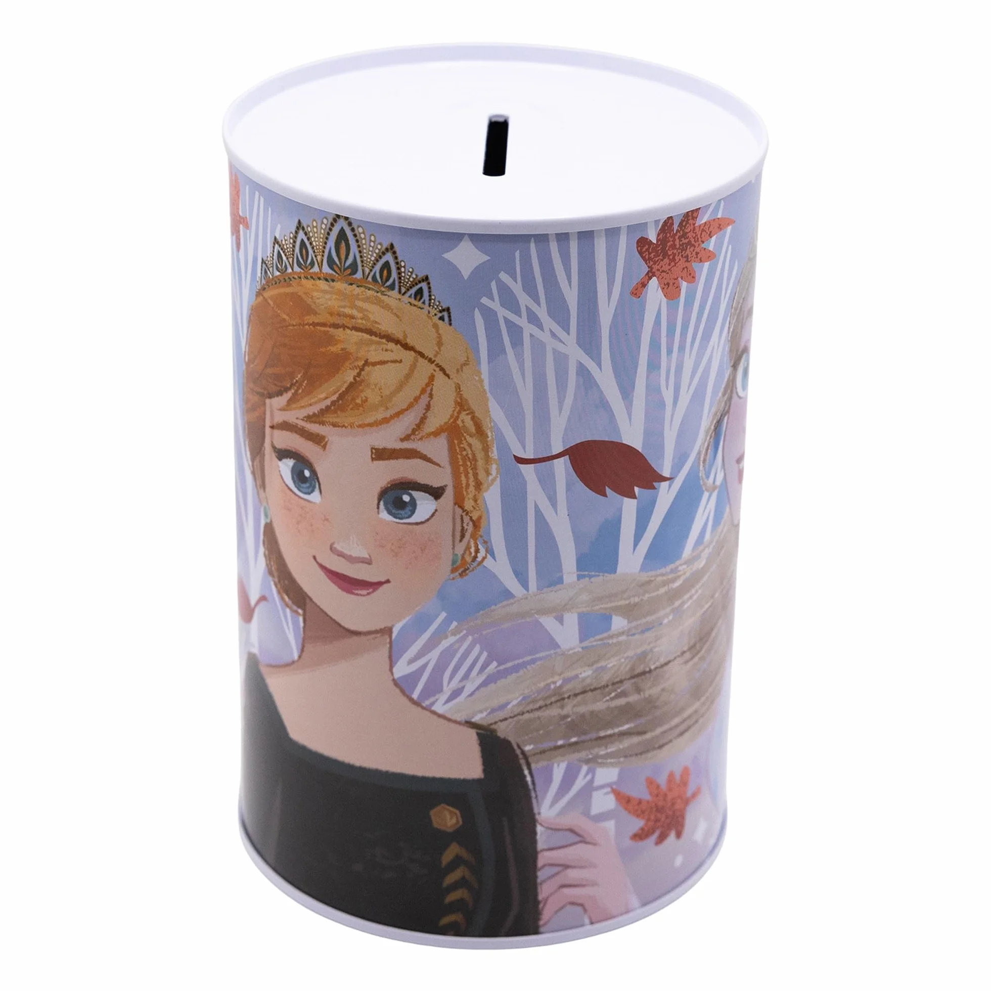 Tirelire Métallique La Reine Des Neiges Officielle en Acier - Boîte à Économies Résistante Cadeau