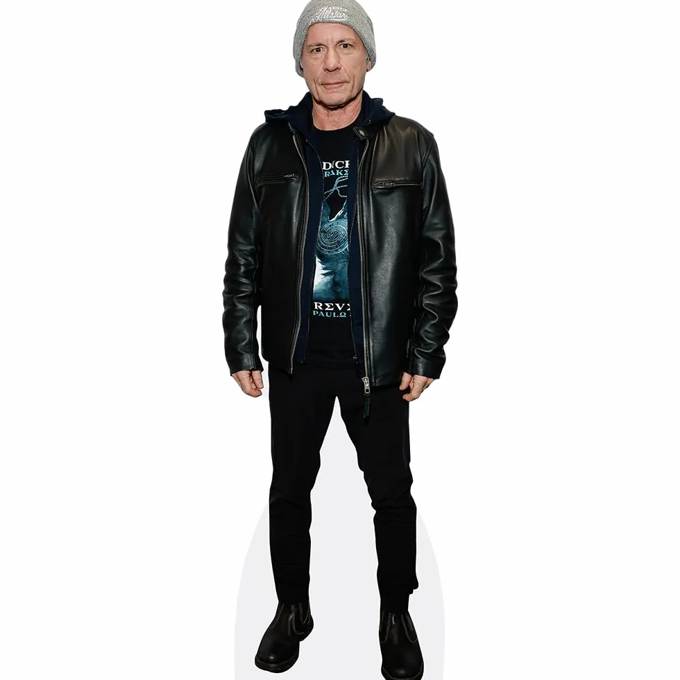 Bruce Dickinson (Leather Jacket) Silhouette en Carton Grandeur Nature