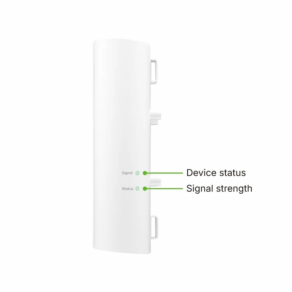 Zyxel 5G Router Outdoor IP55 Protection | High Speed 7 Gbps | 2.5GbE PoE LAN | Nebula Cloud Managed | Desk, Wall, Window or Pole Mount | Weather Resistant [FWA70]