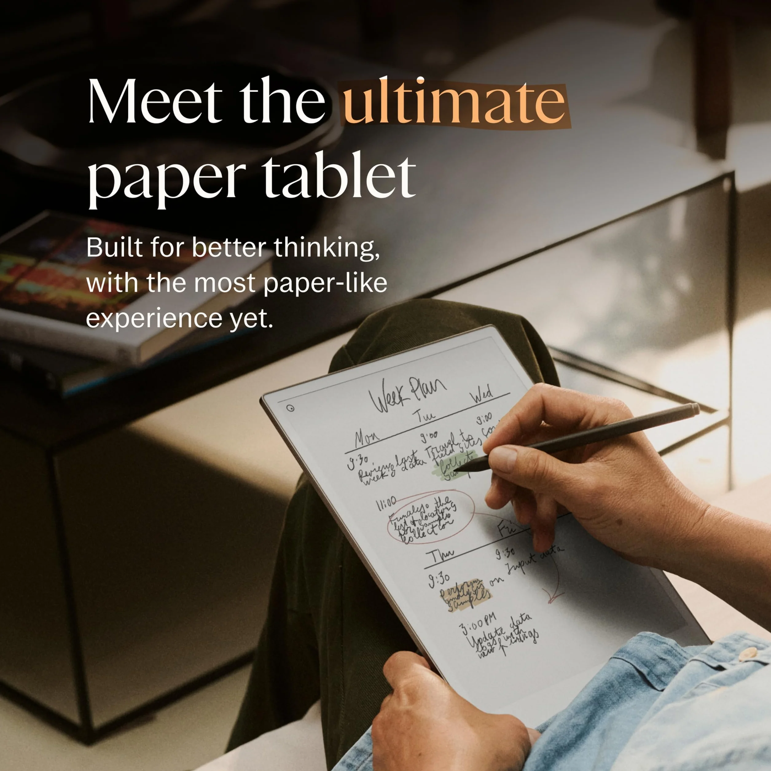 reMarkable Zestaw Essentials Paper Pro | Tablet E-Ink - Wyświetlacz Kolorowy 11,8" + Rysik Marker Plus ze Zintegrowaną Gumką