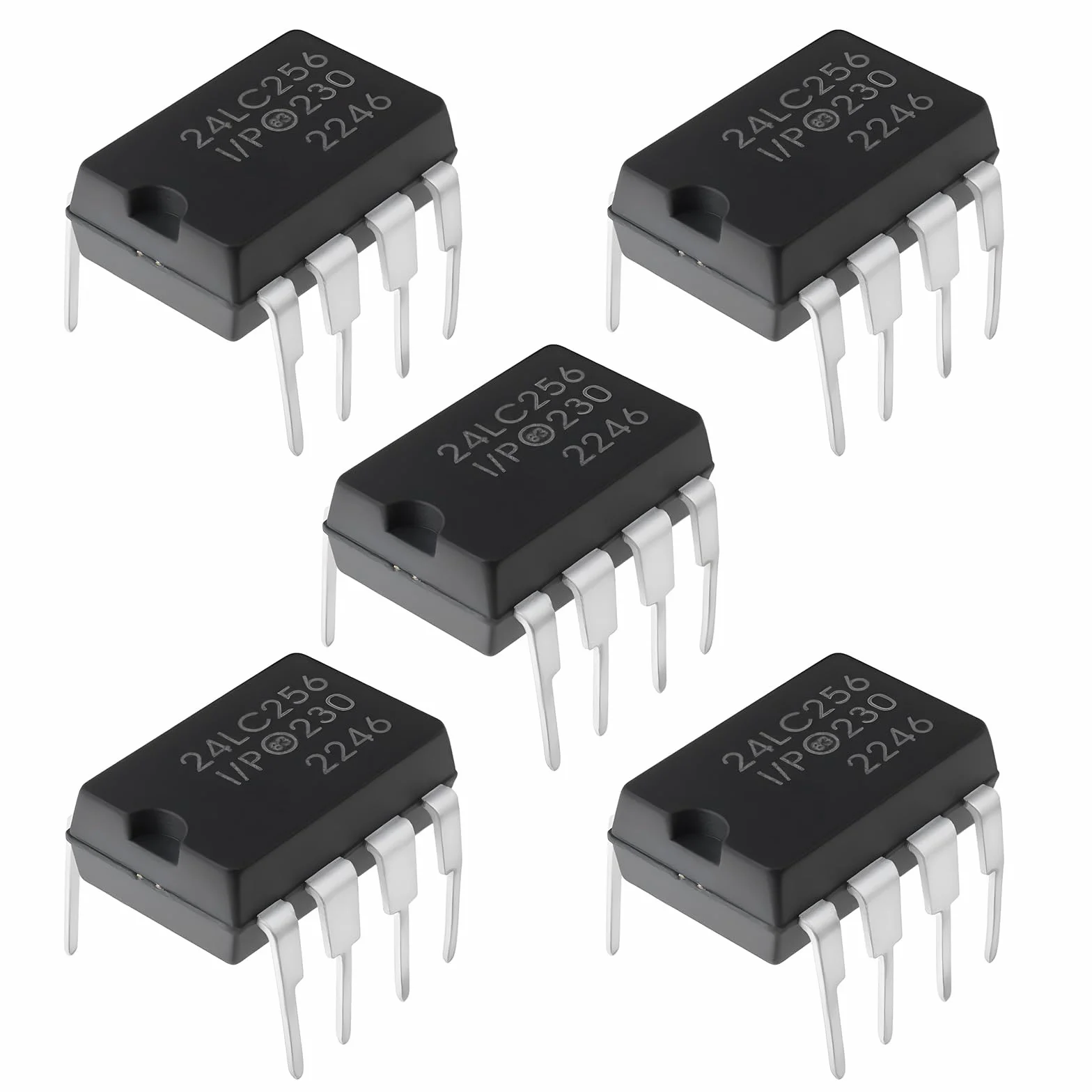 EMSea 24LC256-I/P Lot de 5 Modules Mémoire Dip-8 pour Circuits Imprimés DIY