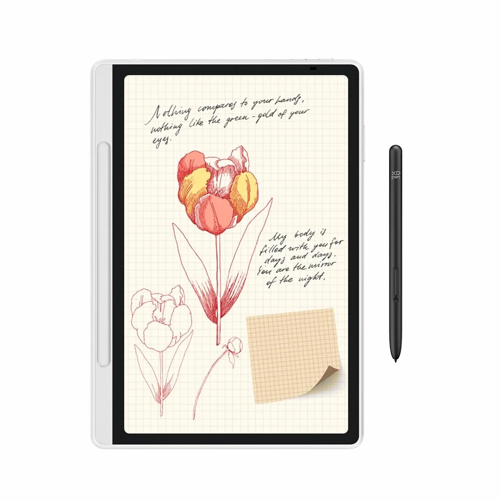 XP-Pen XPPen Magic Note Pad, papierowy tablet z kolorowym wyświetlaczem 10,95", rysik 16K X3 Pro, trzy tryby kolorów, rozdzielczość 1200 x 1920, pojemność akumulatora 8000 mAh, system operacyjny