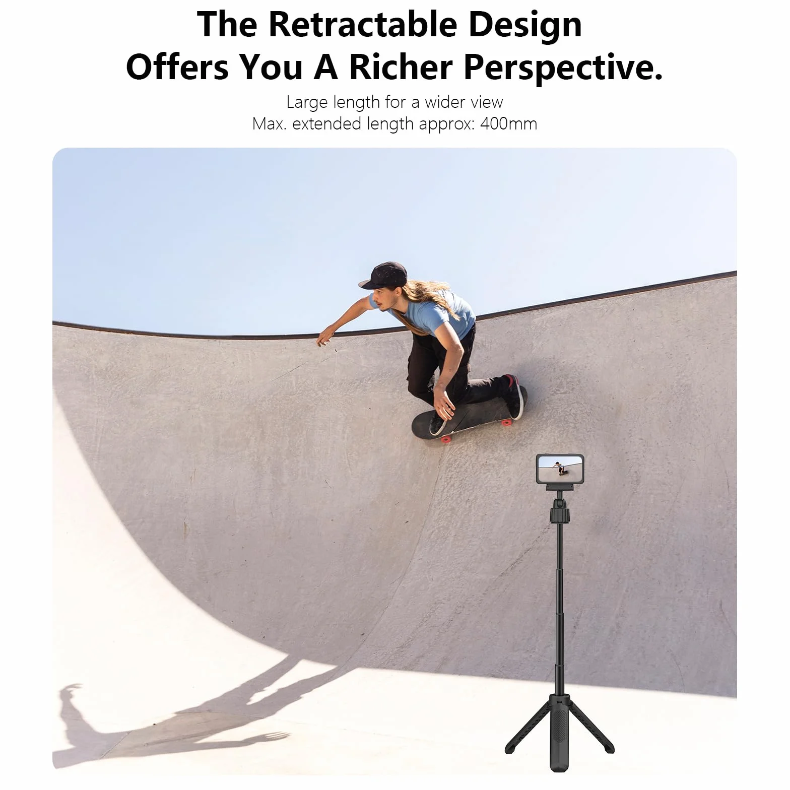 Osmo Action 5 Pro statyw z magnetycznym szybkim zapięciem, drążek przedłużający Mini 360 Selfie Stick do DJI Osmo Action 5 4 3 akcesoria