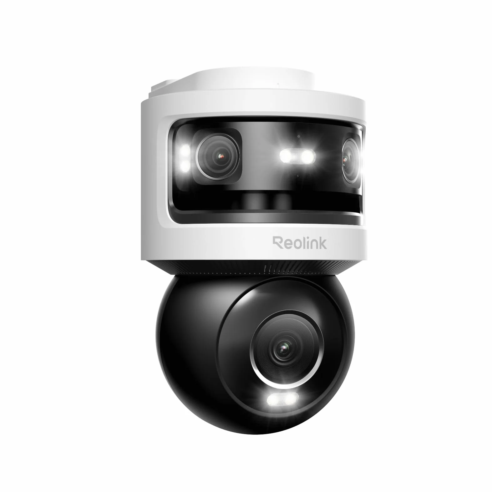 Reolink Kamera Zewnętrzna PoE PTZ, Trzema Obiektywami, 10 MP + 8 MP, Panoramiczna PT, Śledzenie SyncTrack, Wyszukiwanie Wideo AI, Kolorowy i IR Tryb Nocny, Nagrywanie 24/7, OMVI 3i PoE