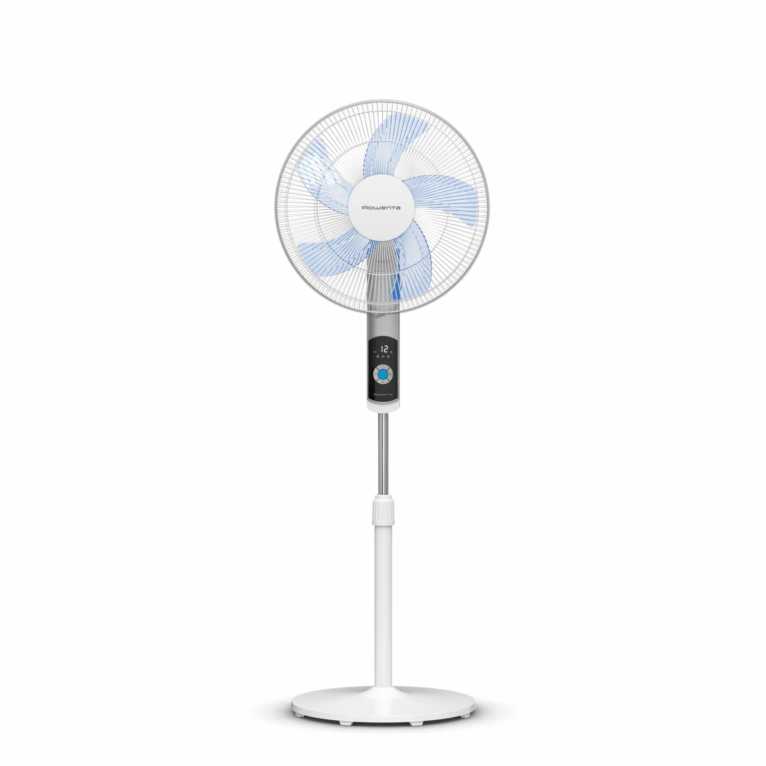 Rowenta Ventilateur sur Pied VU5650F0, 35 dB(A), 12 Vitesses, Oscillation 120°, Télécommande, Minuterie 12h