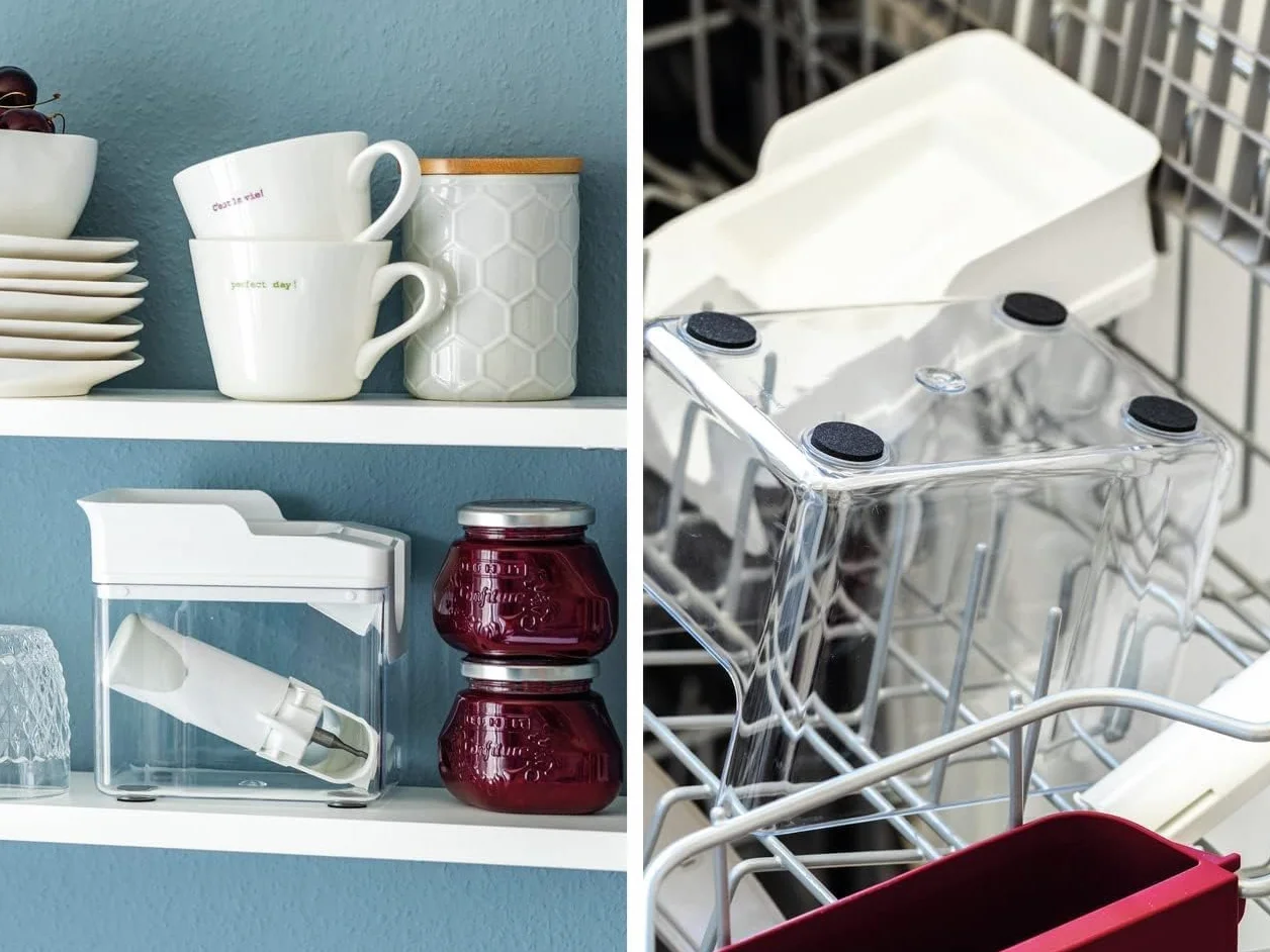 Leifheit Cherrymat 3.0 Dénoyauteur à cerises, appareil de cuisine pour séparation chair et noyau, facile à nettoyer