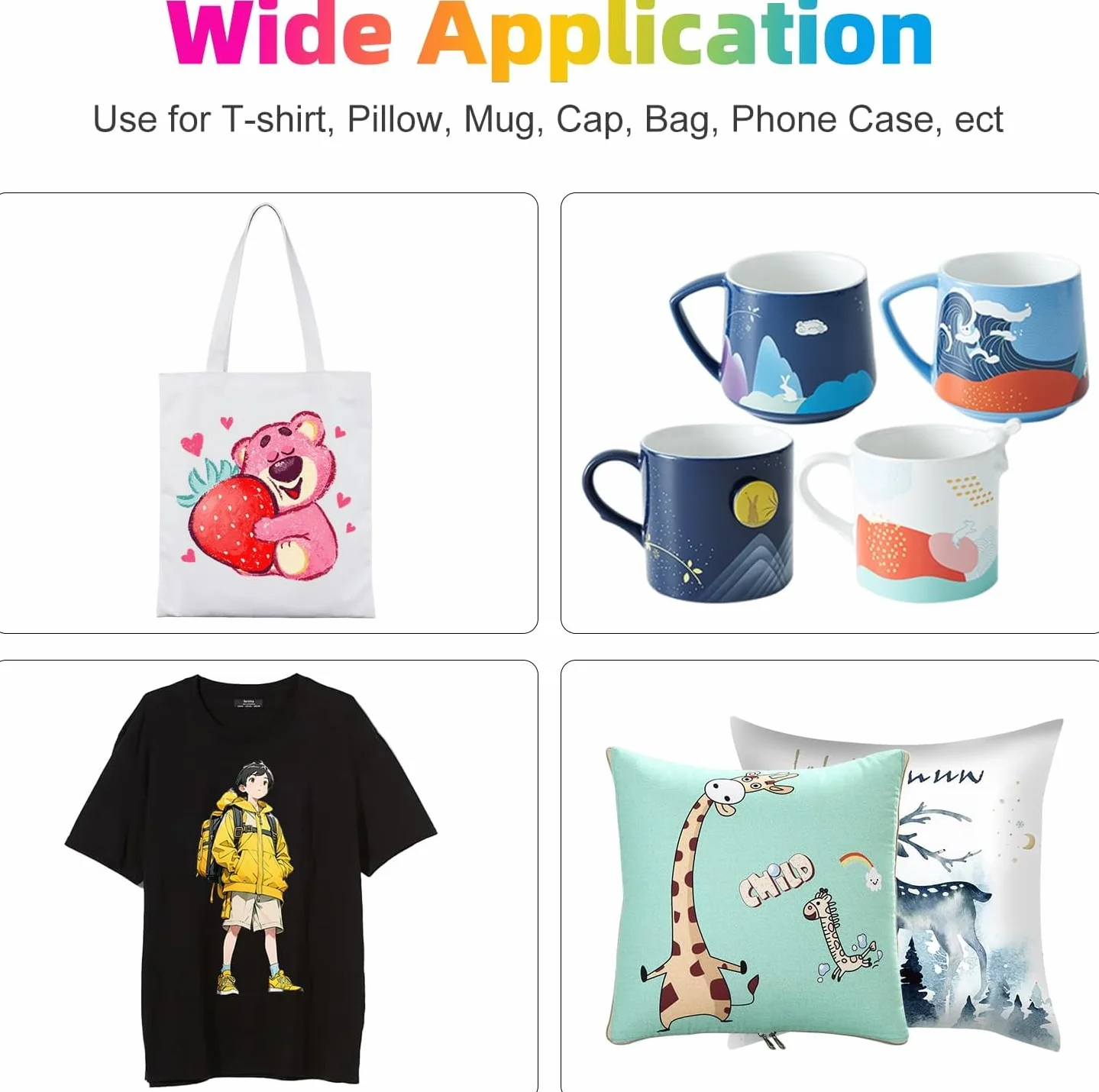 Encre de Sublimation Compatible Epson Ecotank ET-1810 ET-2710 ET-2720 ET-2810 ET-2820, 4x70ml