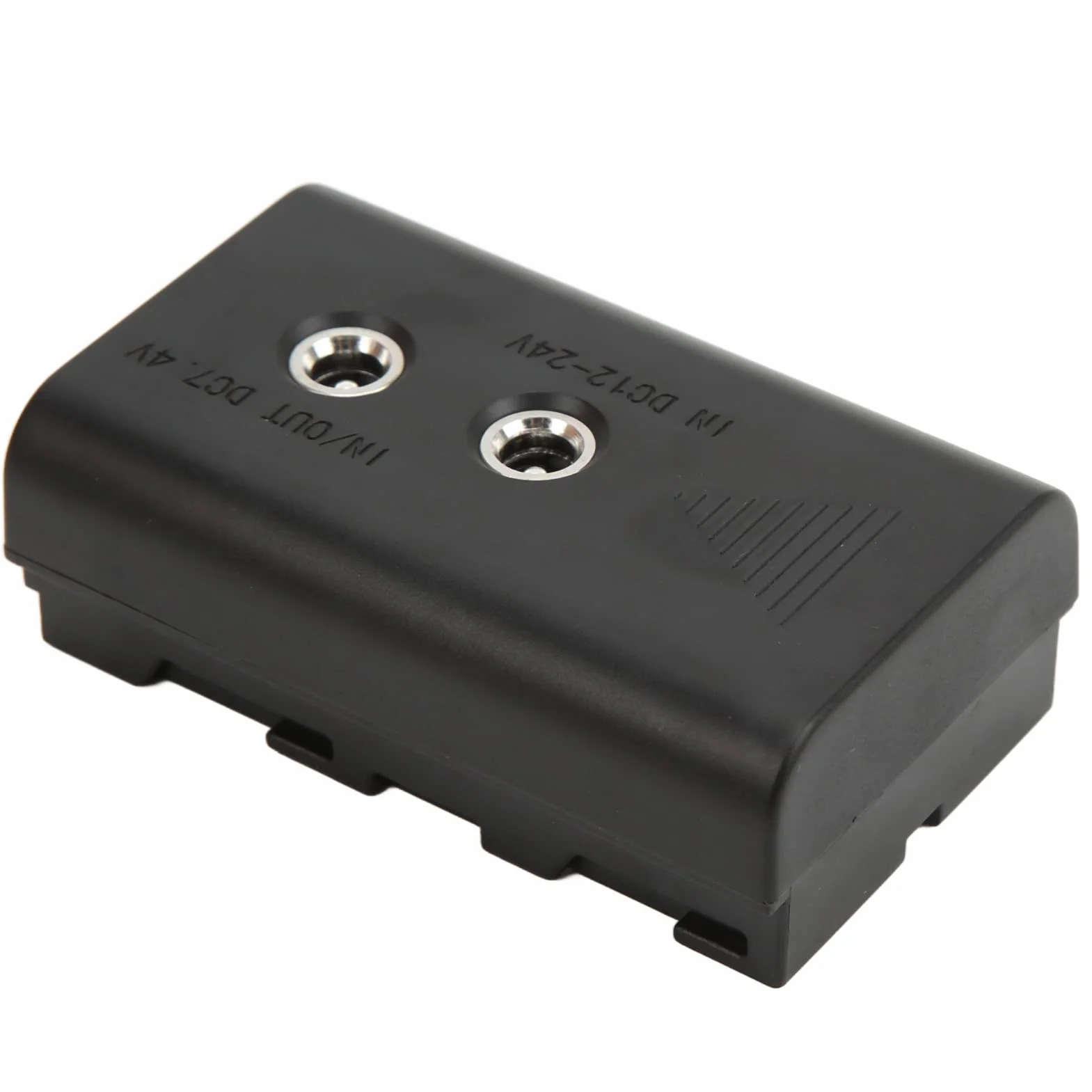Cryfokt Imitacja Akumulatora NP‑F550, Atrapa Akumulatora 7,4 V/3 A Szerokie Zastosowanie Bezpieczne 12 V–24 do NP‑F570 do ‑F970